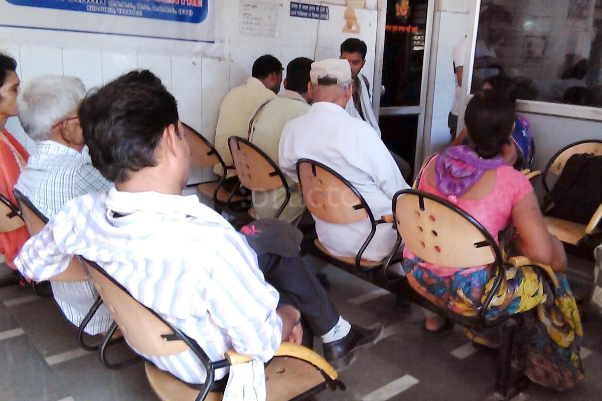 Waiting Area at Chandra Clinic Orderly Bazaar Varanasi