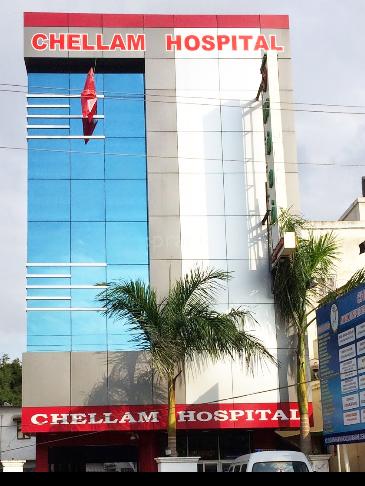 Entrance at Chellam Hospital Madambakkam Chennai
