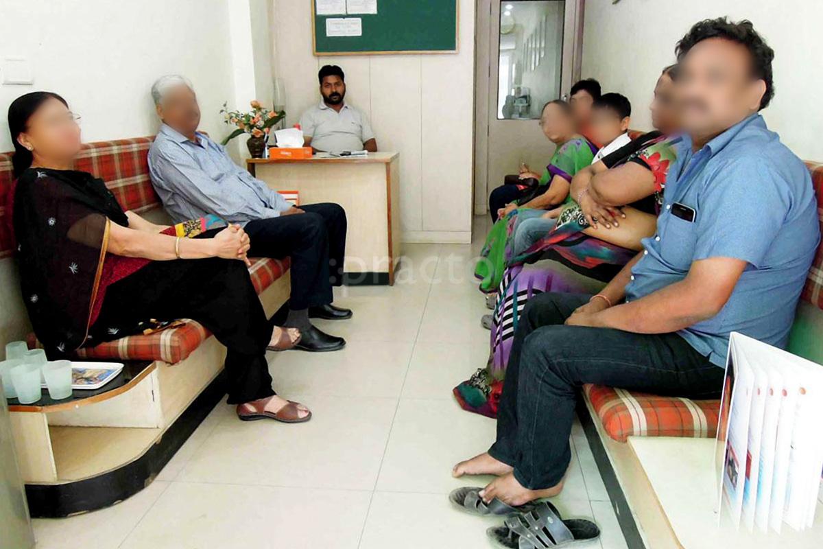 Waiting Area at Clinic EyeFem Patel Nagar East Delhi