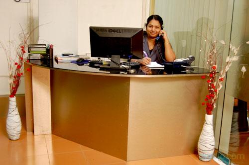Reception at Jim's Dental Care Periyar Nagar Chennai