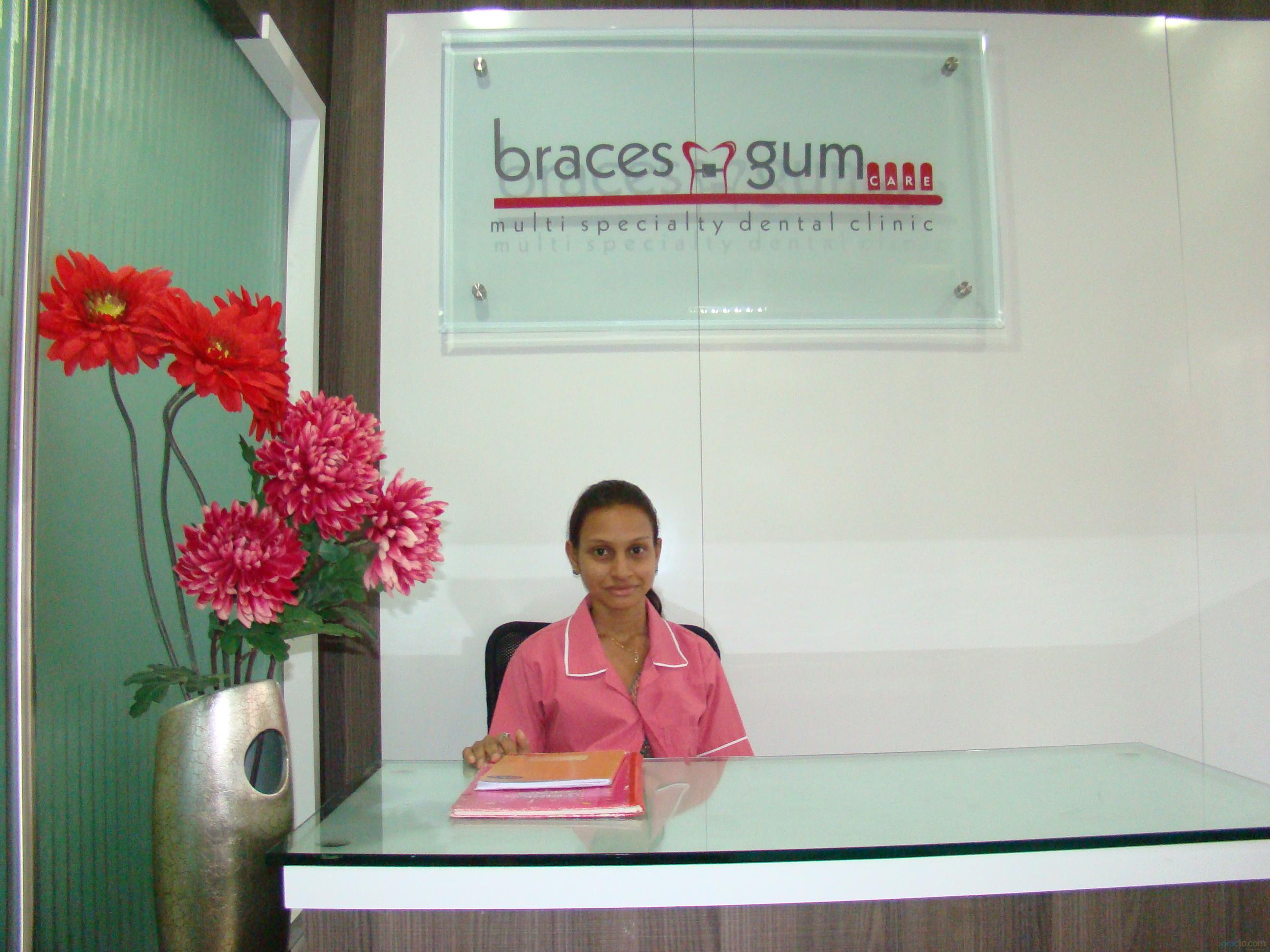 Reception at Braces N Gum Care Multispecialty Dental Clinic Athwa Surat
