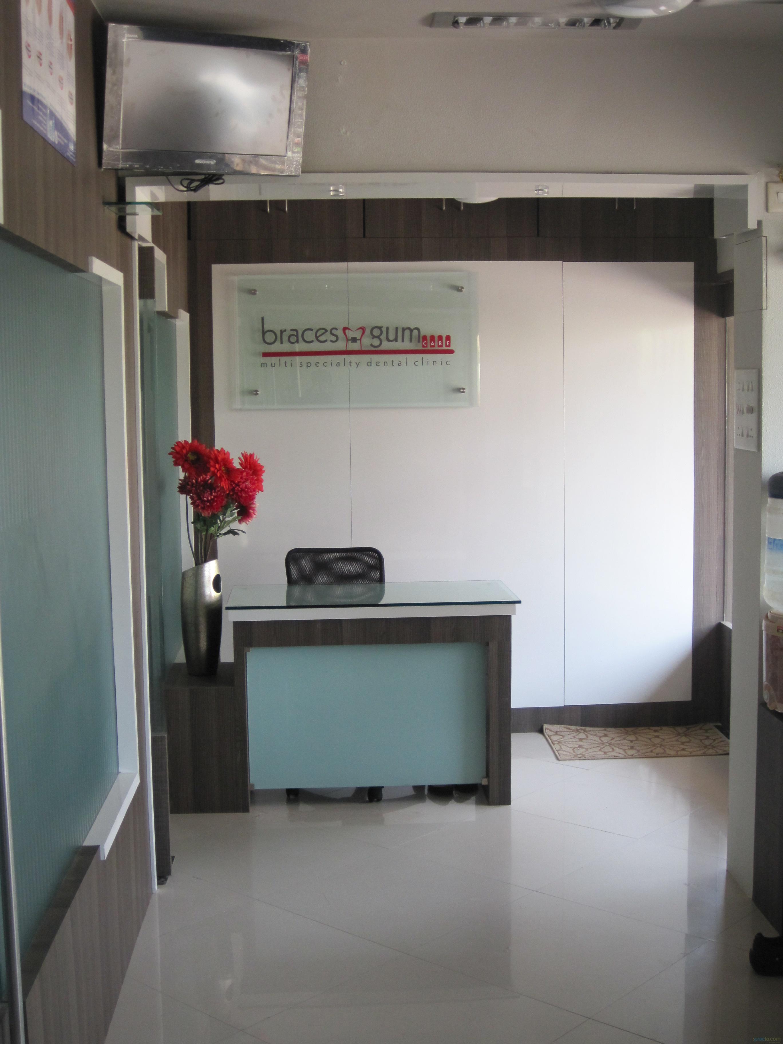Waiting Area at Braces N Gum Care Multispecialty Dental Clinic Athwa Surat
