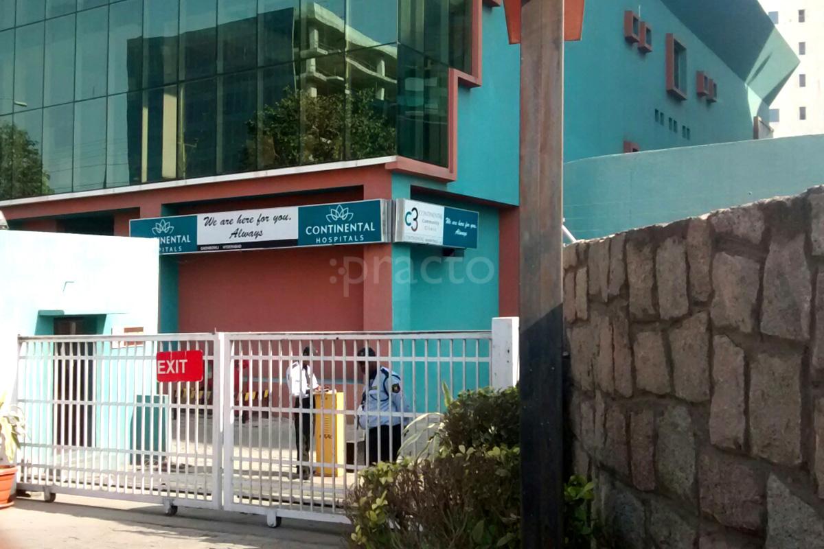Entrance at Continental Hospitals Gachibowli Hyderabad