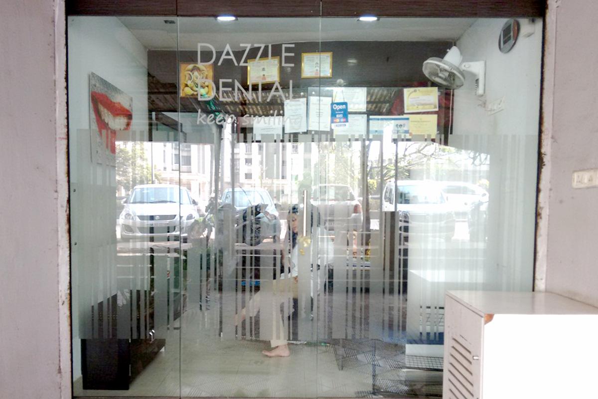 Entrance at Dazzle Dental Borivali West Mumbai