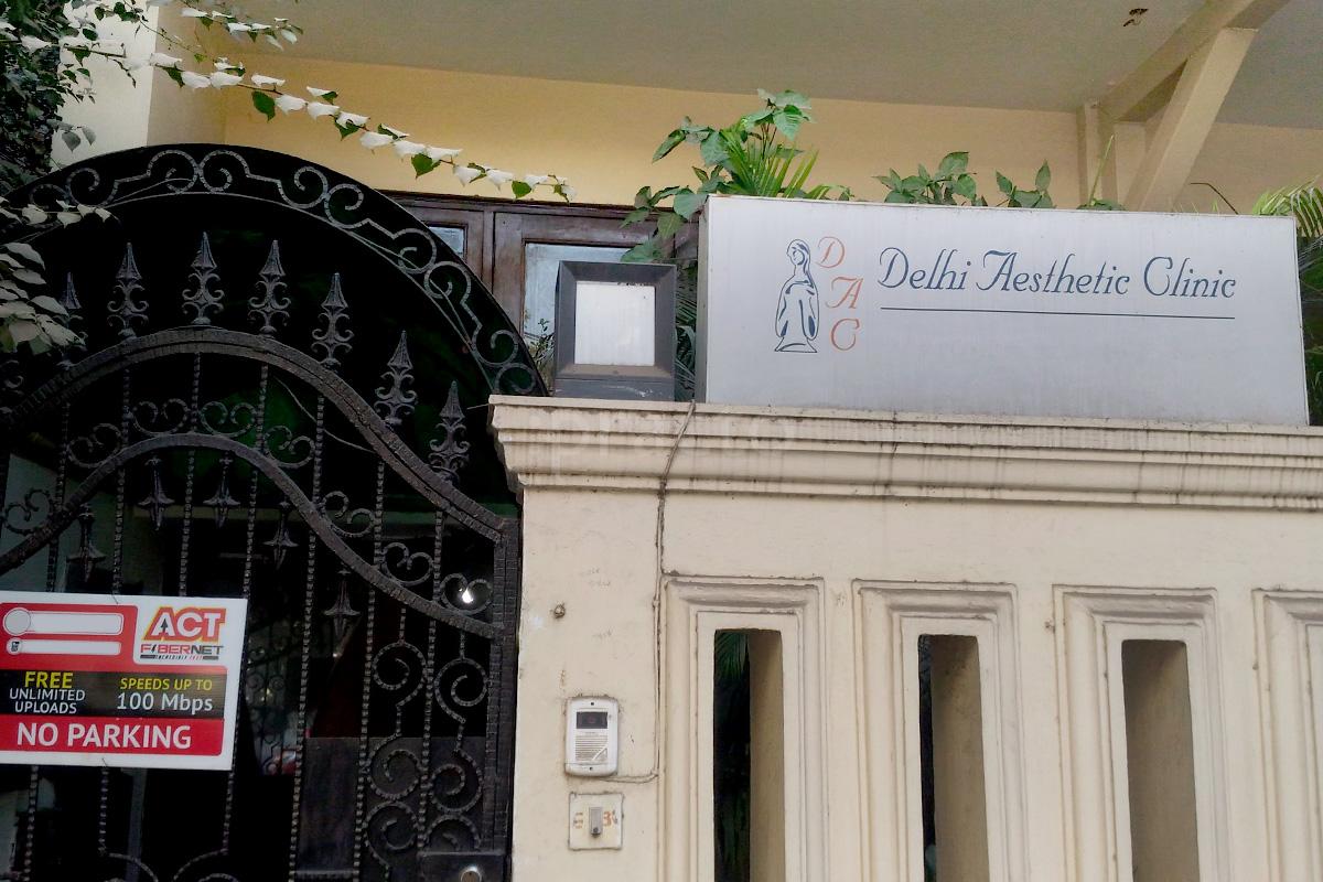 Entrance at Delhi Aesthetic Clinic Greater Kailash Part 2 Delhi