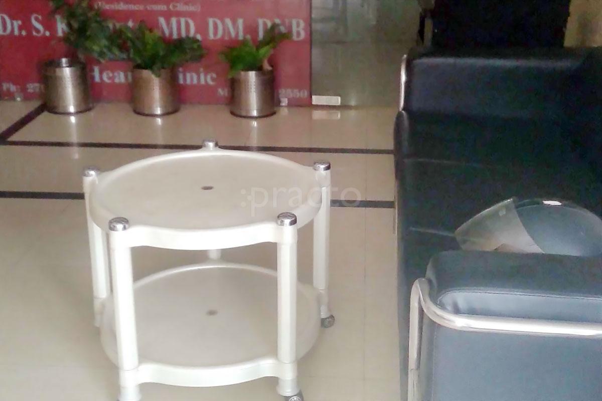 Waiting Area at Delhi Heart Clinic Rohini Delhi
