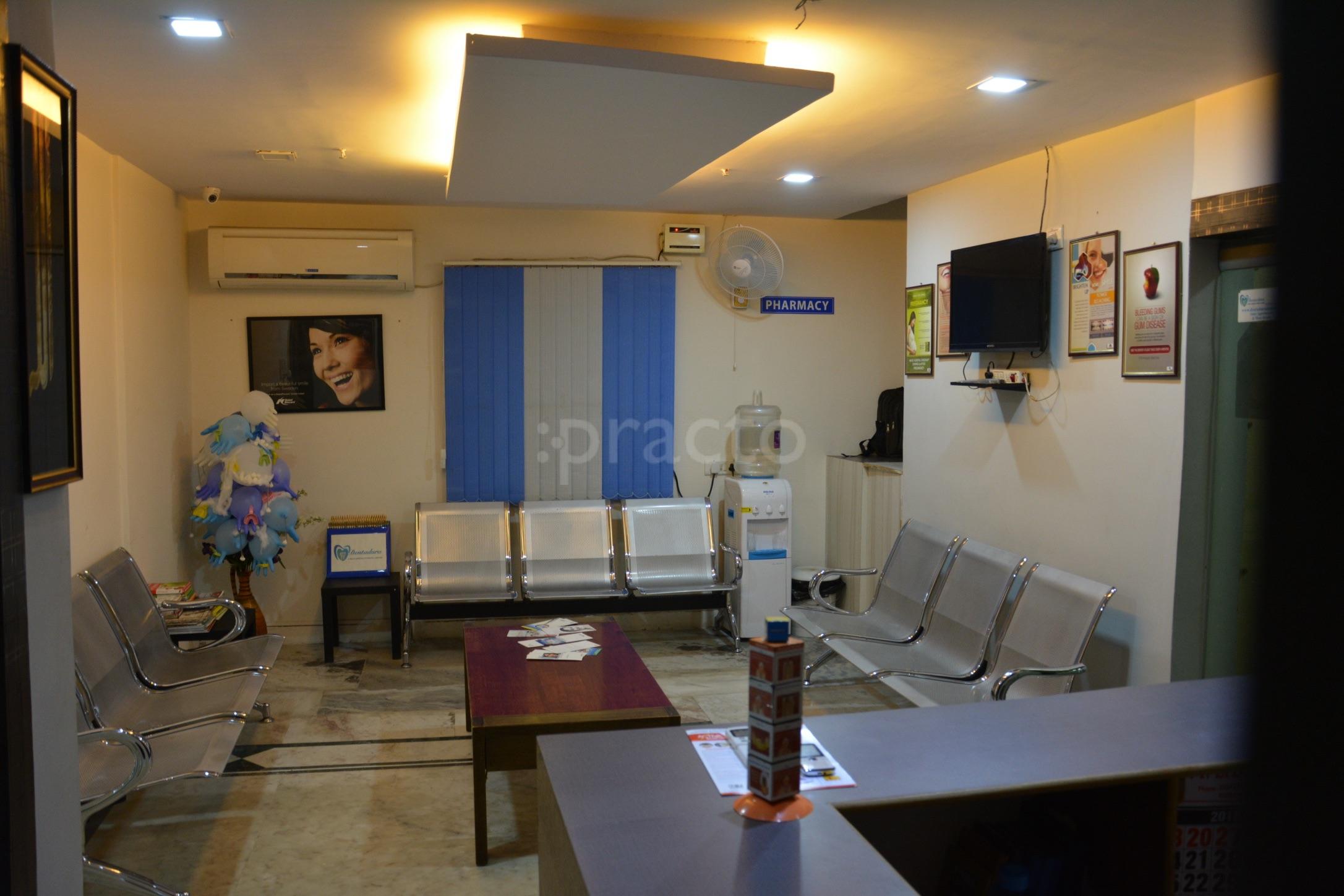 Waiting Area at Dentadura A Multi Speciality Dental Center Tolichowki Hyderabad
