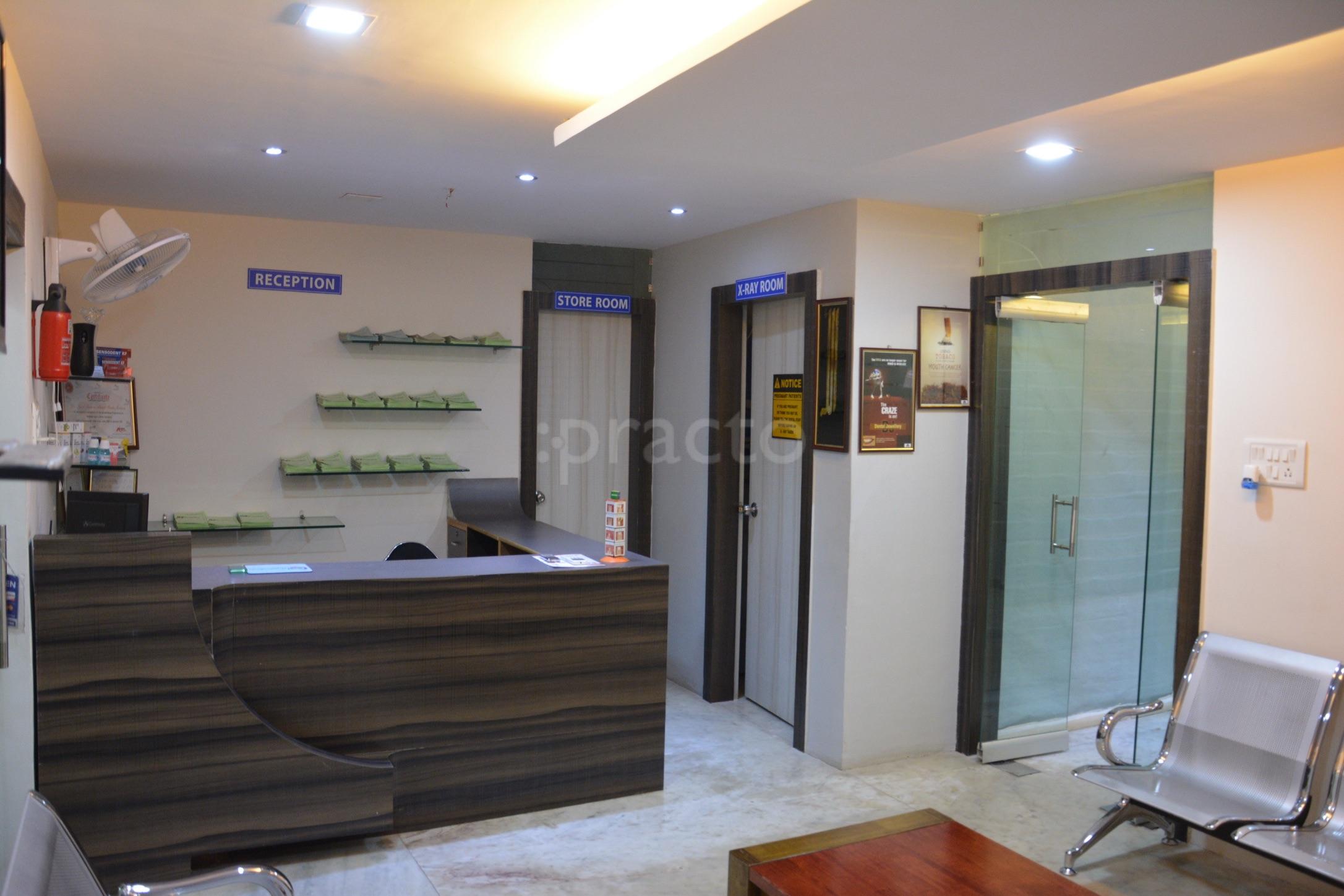 Reception at Dentadura A Multi Speciality Dental Center Tolichowki Hyderabad