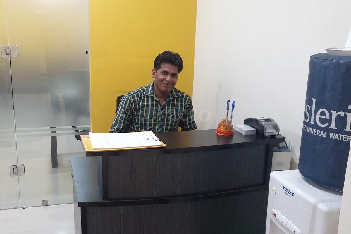 Reception at Dental Bliss Sohna Road Gurgaon