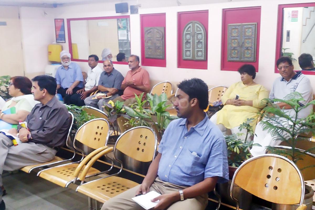 Waiting Area at Dental Clinic Gujranwala Town Delhi