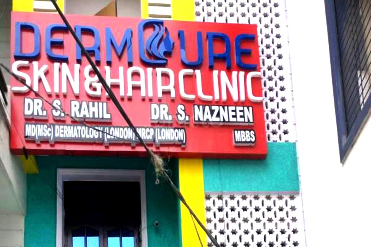 Entrance at Derm Cure Skin & Hair Clinic Malakpet Hyderabad