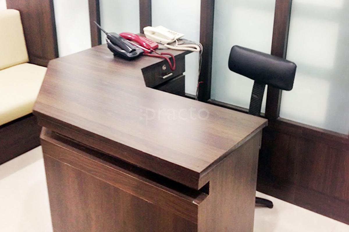Reception at Derma Wellness & Aesthetic Clinic Paldi Ahmedabad