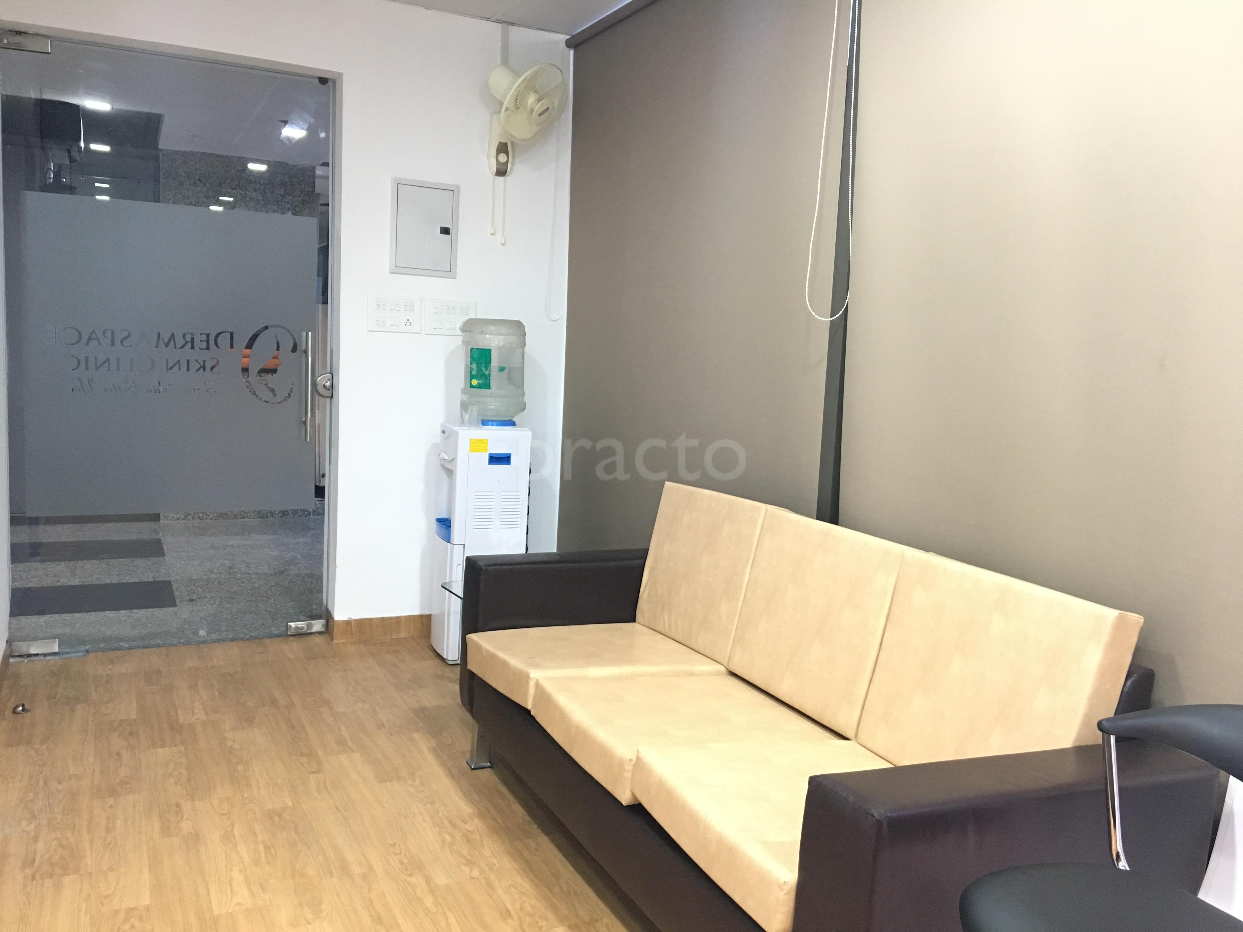 Waiting Area at Dermaspace Skin Clinic Gurgaon Sector 51 Gurgaon