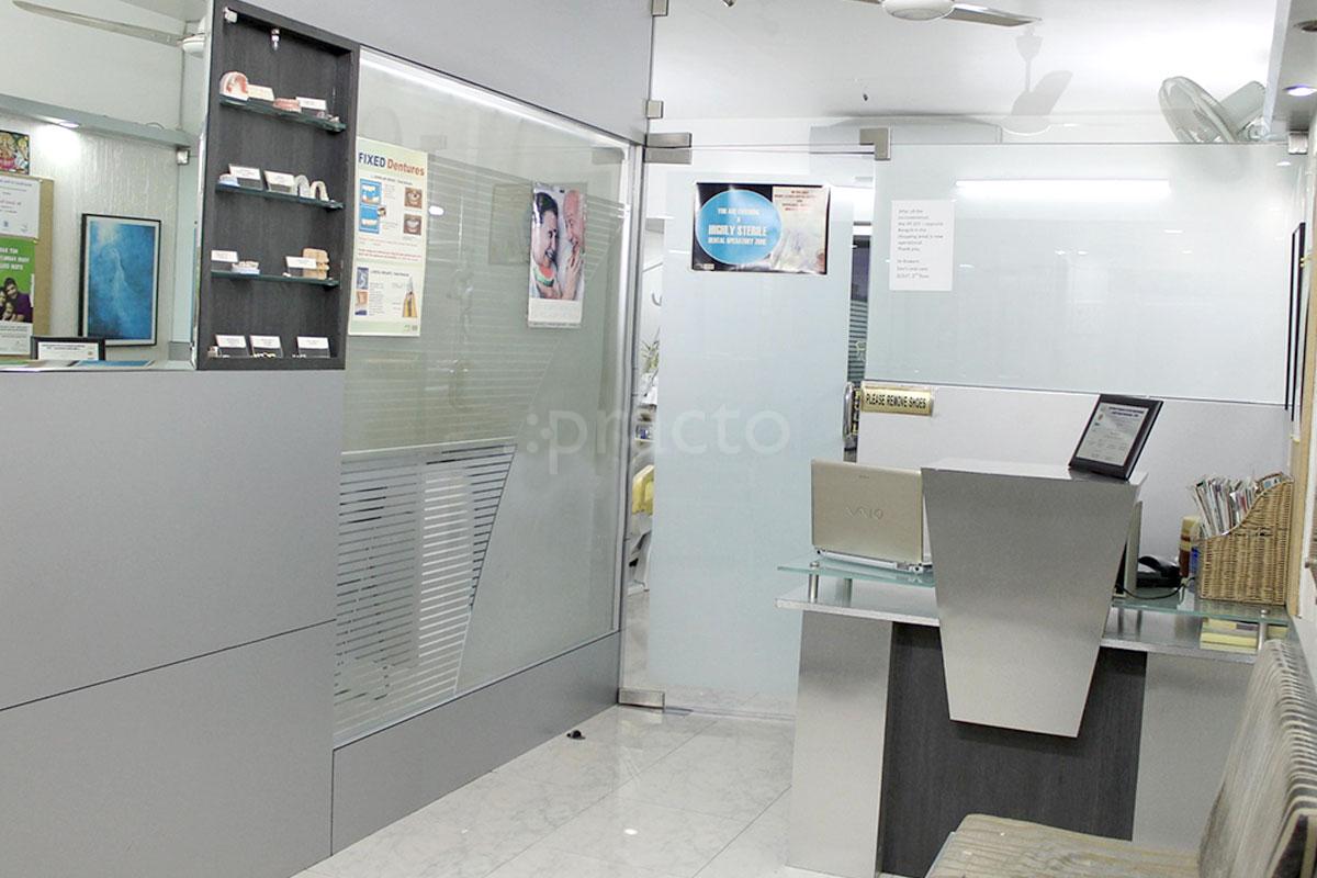 Reception at Dev's Oral Care Multispeciality Dental & Implant Clinic Camp Pune