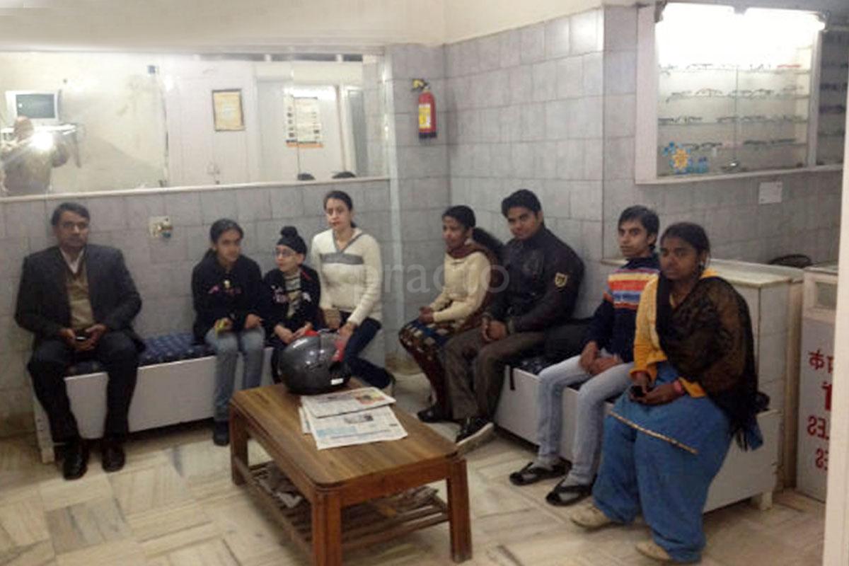 Waiting Area at Dewan Memorial Eye Hospital New Industrial Town Faridabad