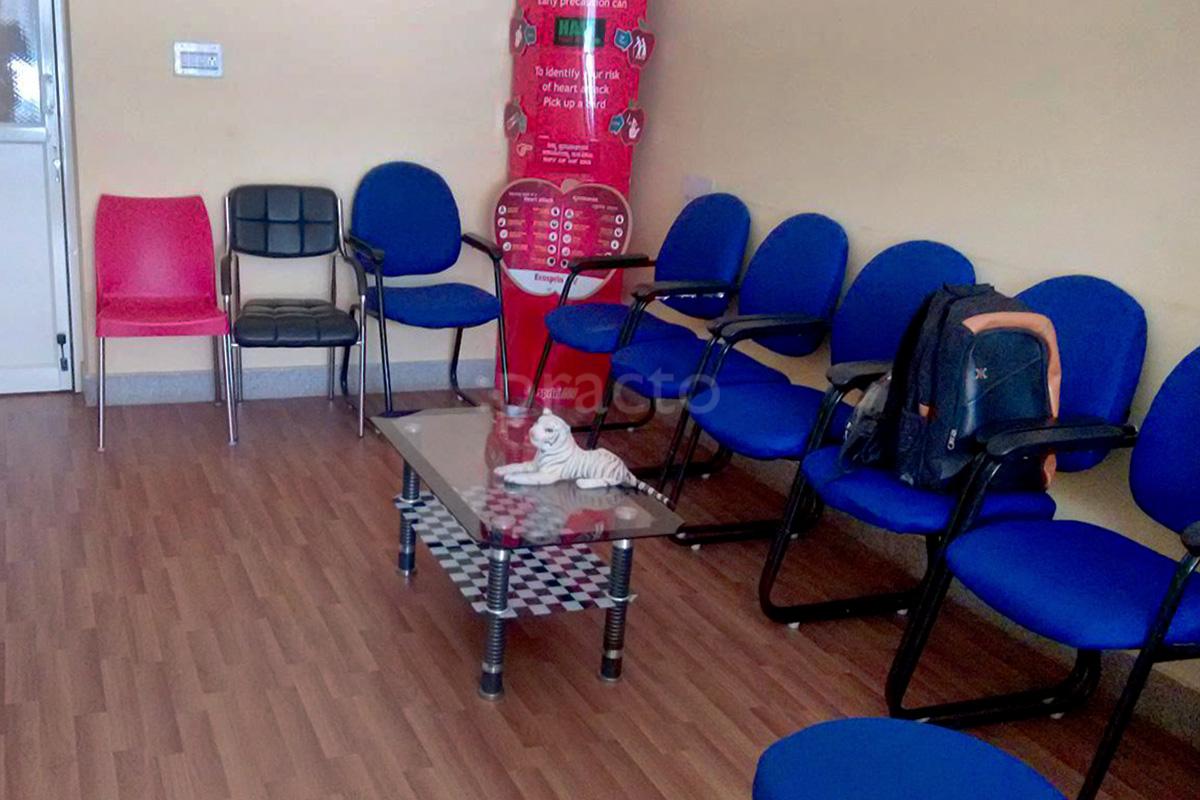 Waiting Area at Arka diaplus diabetes hospital Yelahanka Bangalore
