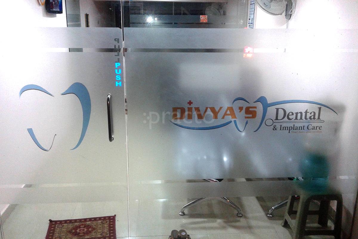Entrance at Divay's Dental & Implants Care Tarnaka Hyderabad
