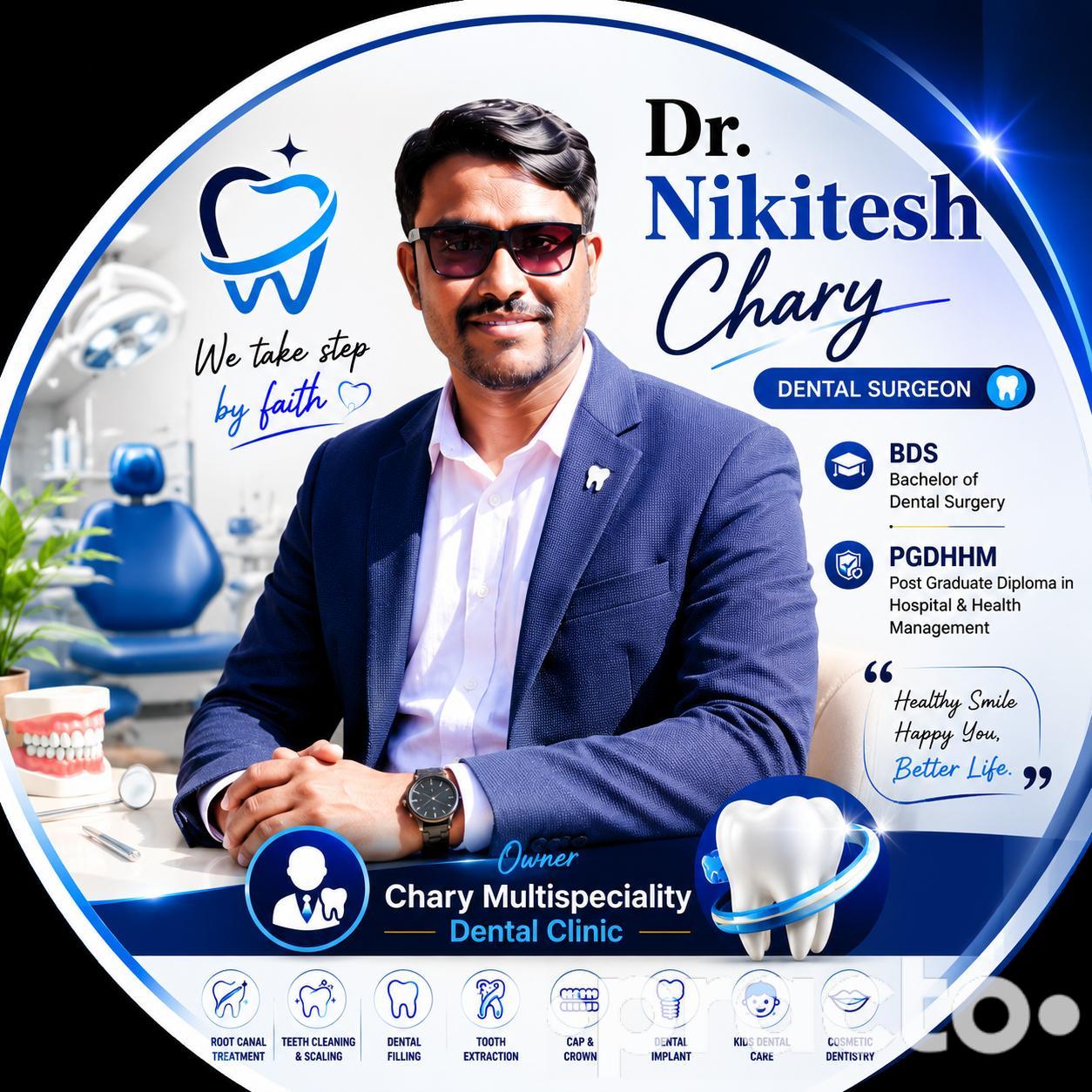 Dr. Nikitesh Chary Dentist in Korba