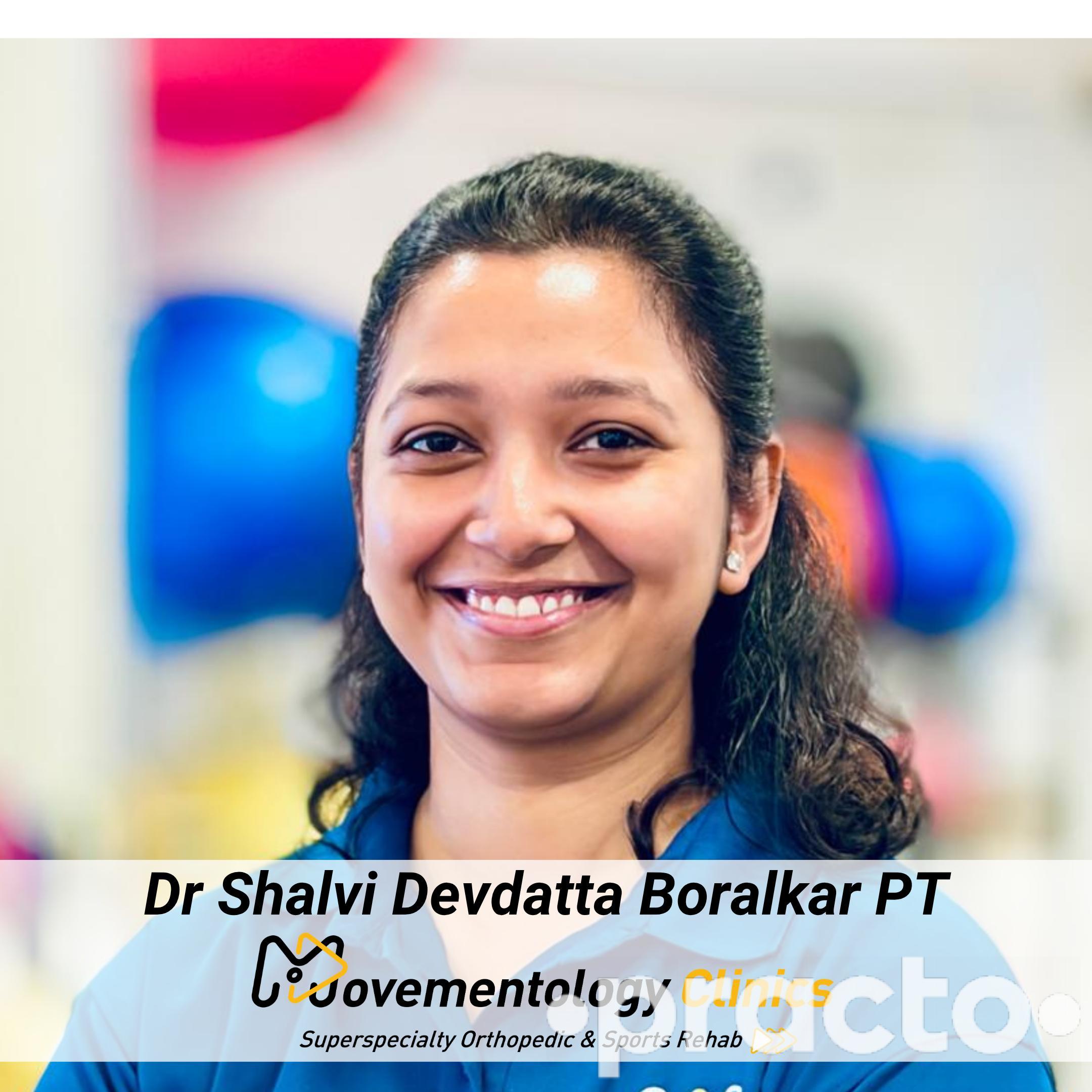 Dr. Shalvi Devdatta Boralkar   (Physiotherapist) null in Bangalore