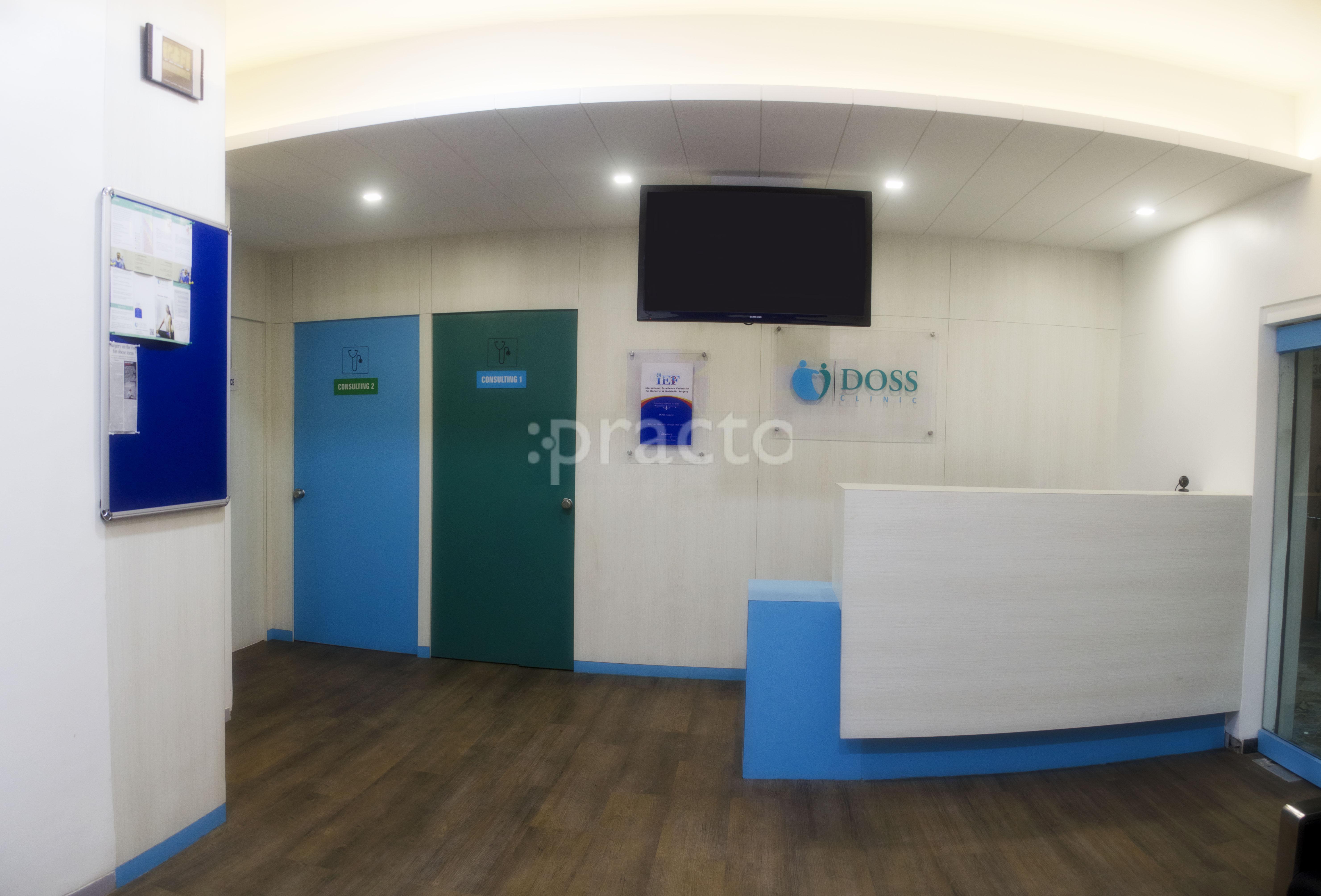 Reception at Doss Surgical Clinic Baner Pune