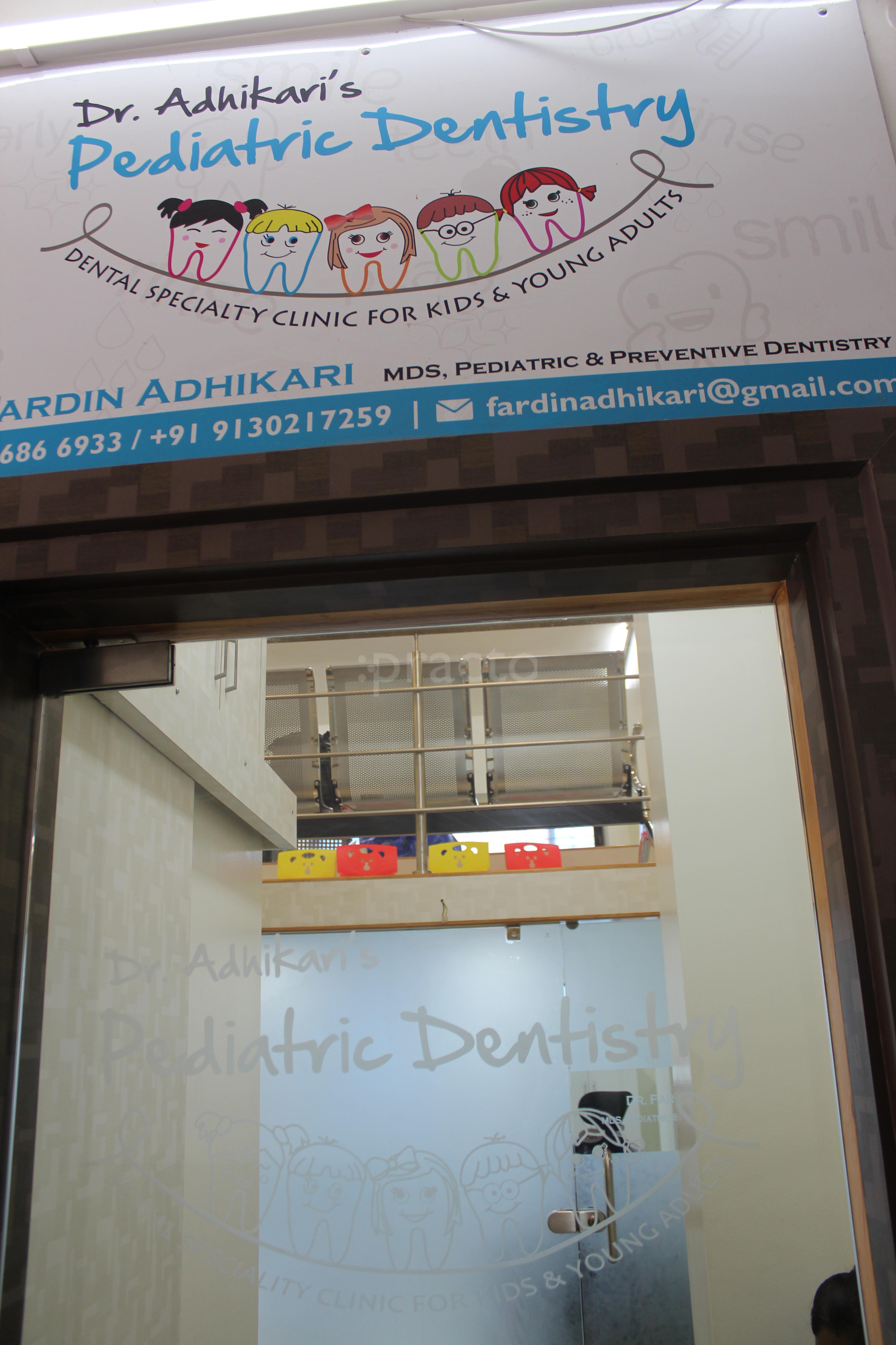 Entrance at Dr Adhikari's Pediatric Dentistry Clinic Kondhwa Pune