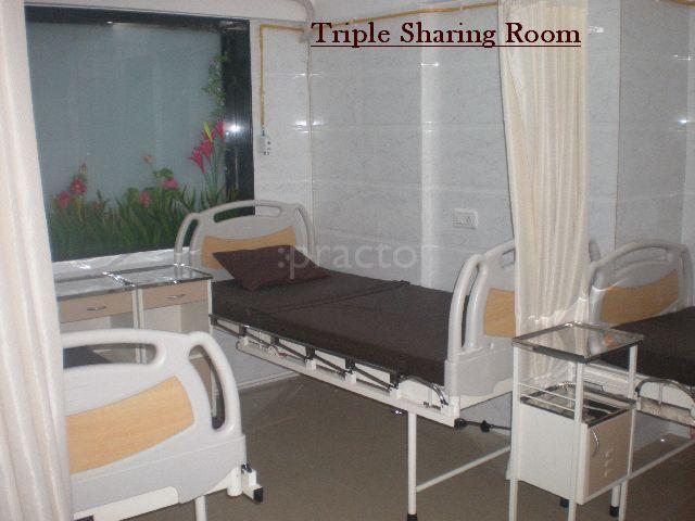 Twin Sharing Room at Aayush Multispeciality Hospital Advanced Laproscopy Centre Thane West Thane