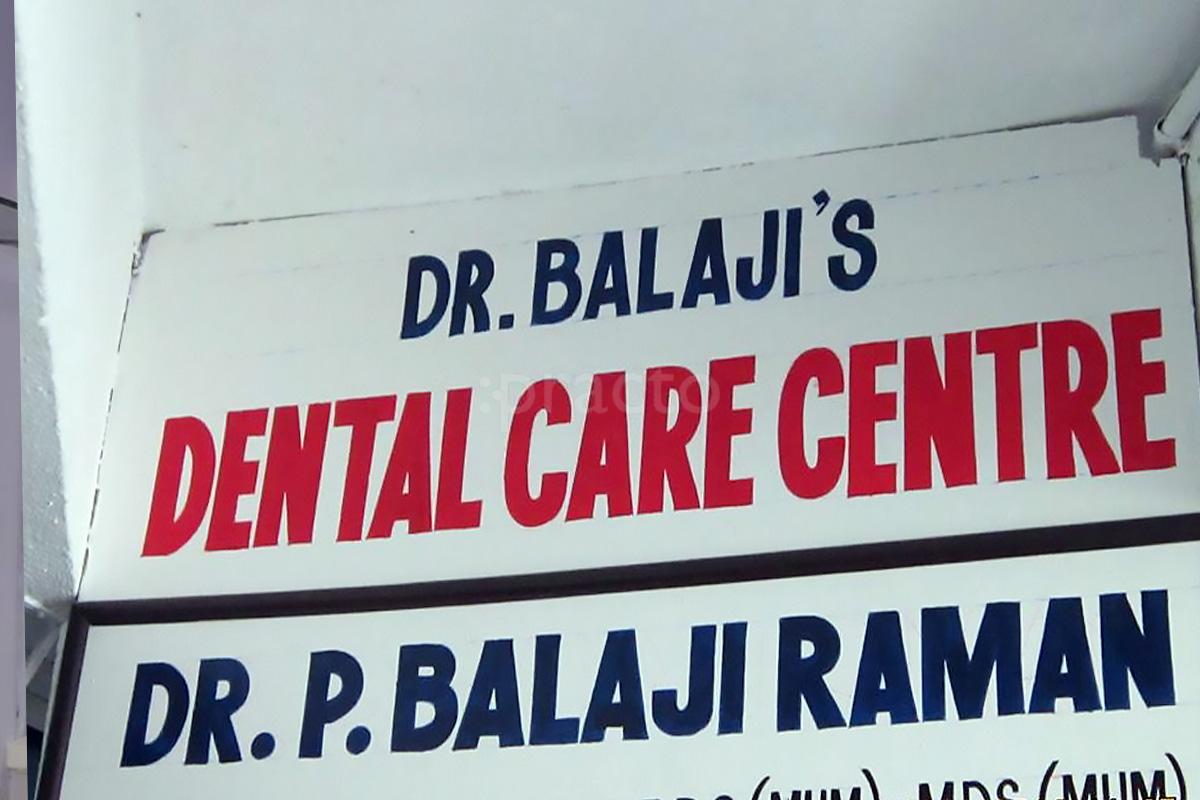 Entrance at Dr Balaji's Dental Care Centre Vishrantwadi Pune