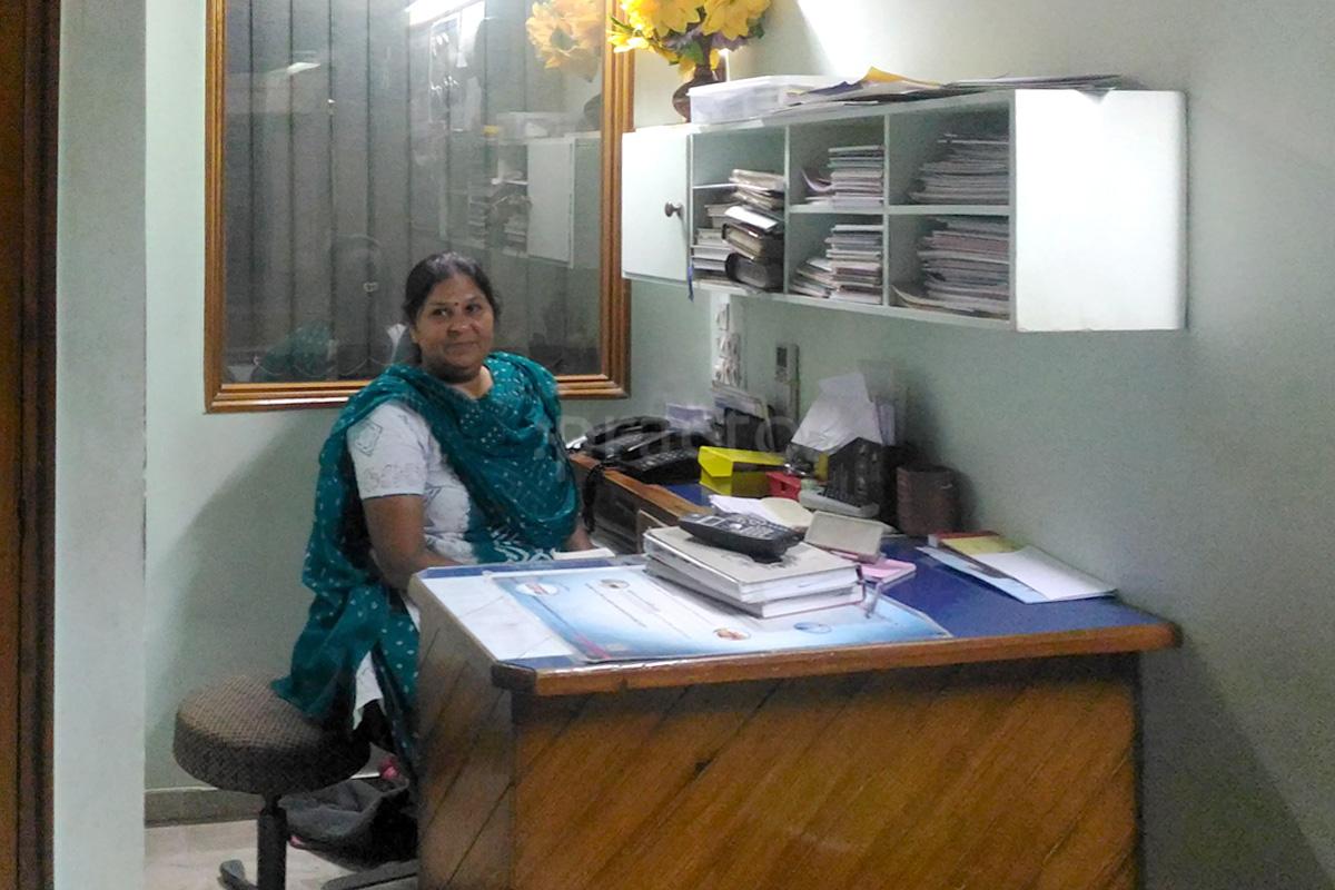 Reception at Dr. Bashir A Ahmadi Clinic Ellisbridge Ahmedabad