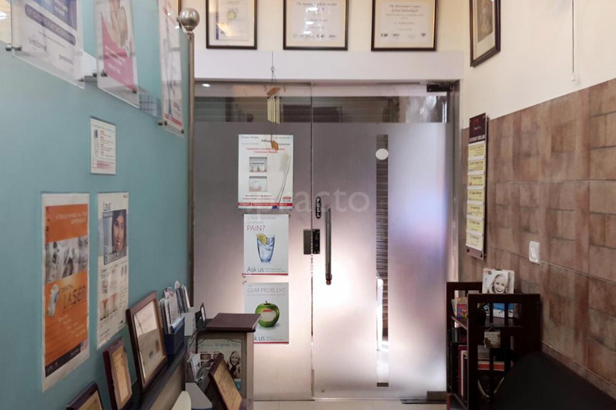 Entrance at Dr Chetal's Advanced Multispeciality Dental Clinic Sector 15A Noida