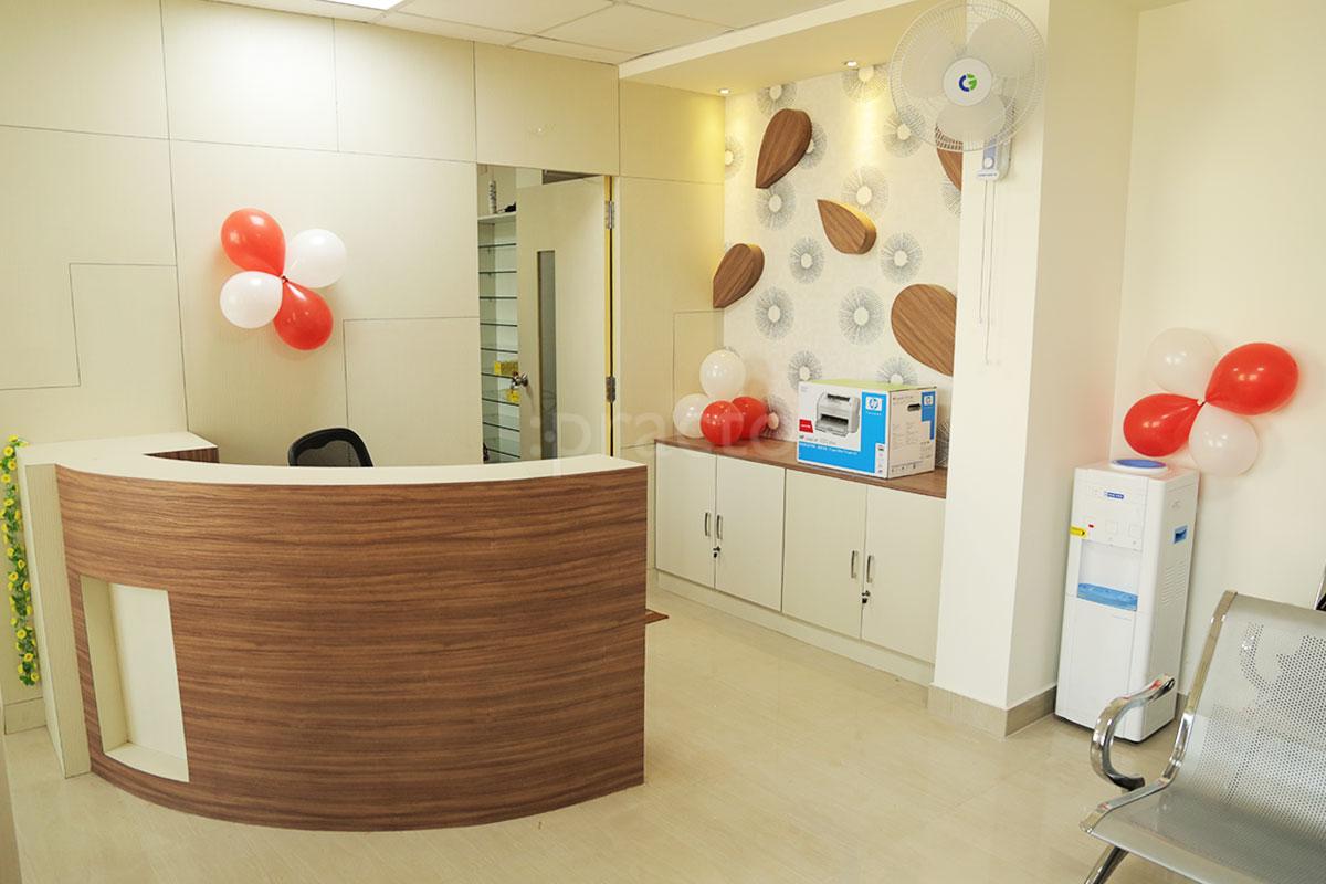 Reception at Dr. Dilip's Diabetes and Speciality Clinics Manikonda Hyderabad