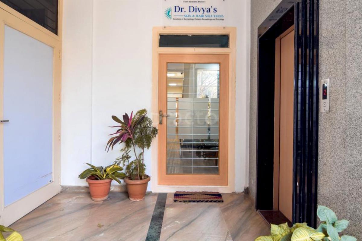 Entrance at Dr. Divya's Skin & Hair Solutions Whitefield Bangalore