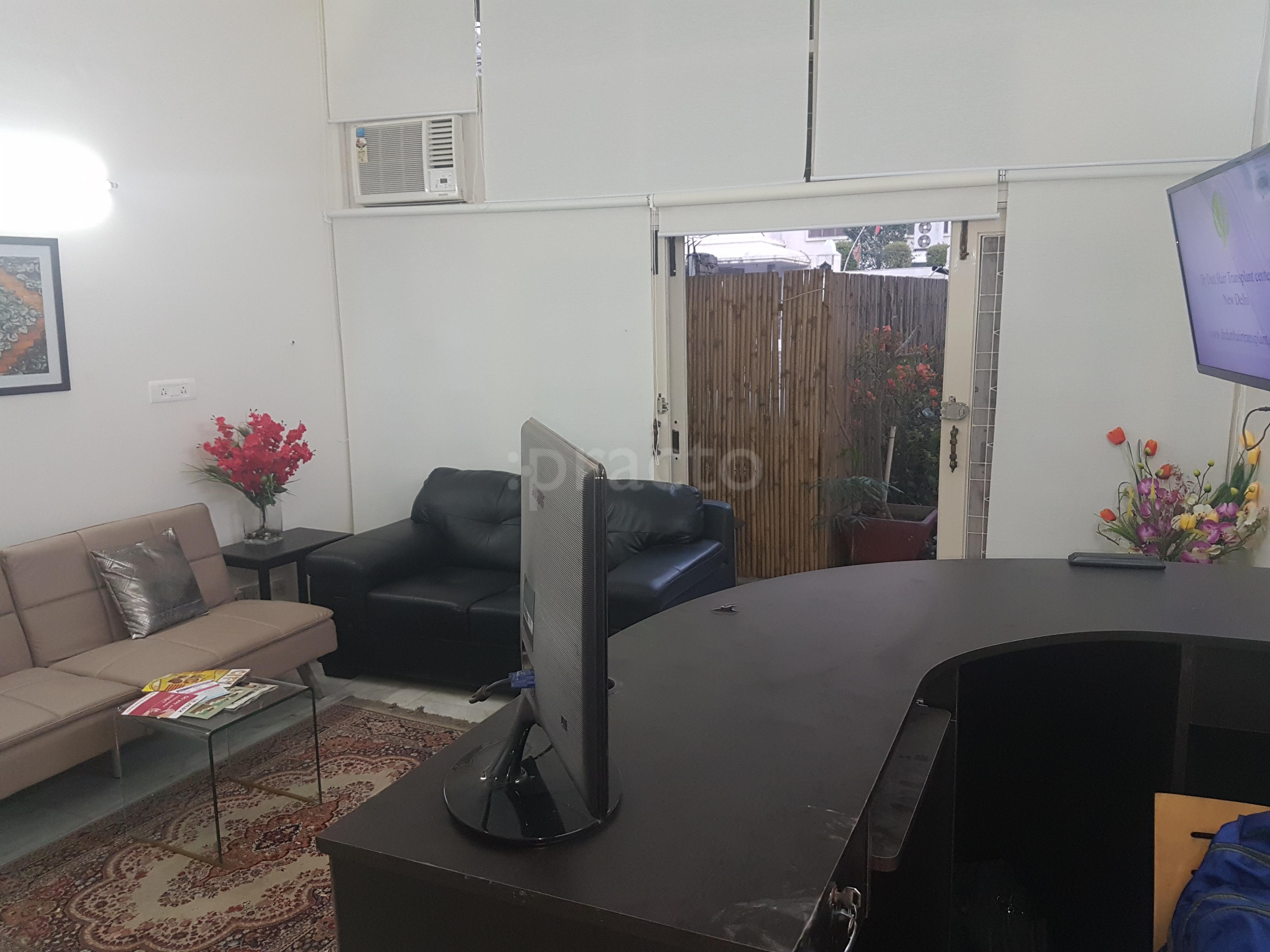 Waiting Area at Dr. Dutt Hair Transplant &Cosmetic Center New Friends Colony Delhi