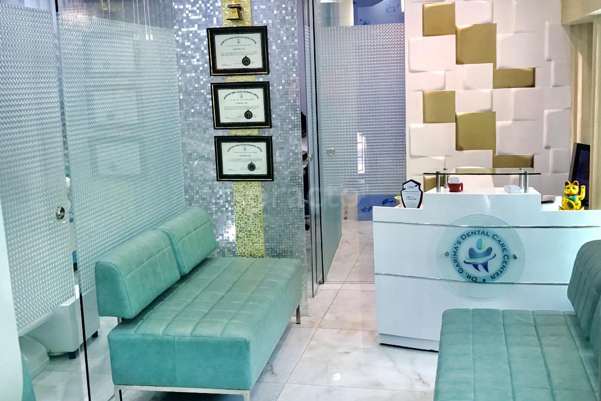 Waiting Area at Dr. Garima's Dental Care Center Gurgaon Sector 14 Gurgaon