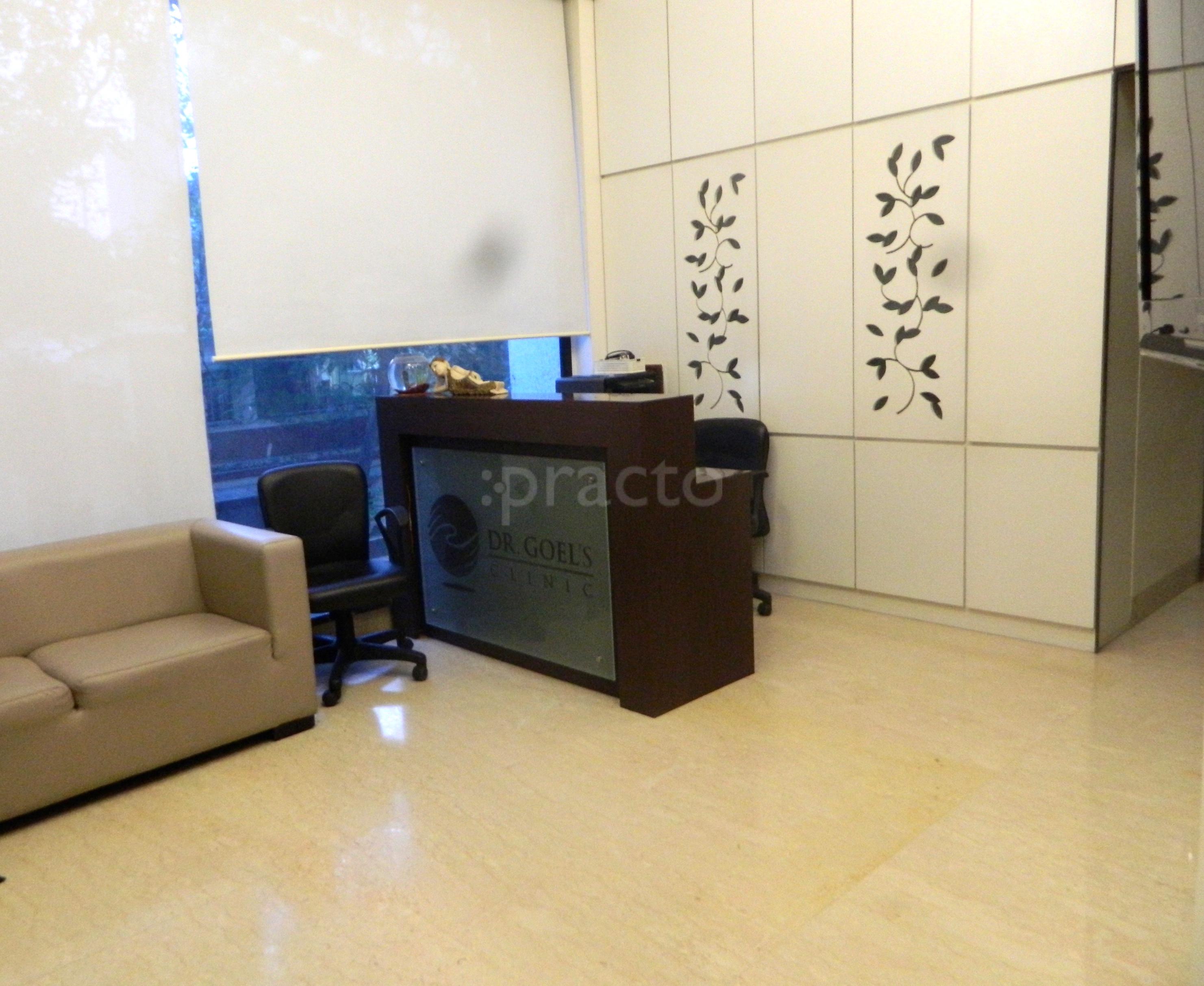 Reception Area at Dr. Goel's Clinic Dadar Mumbai