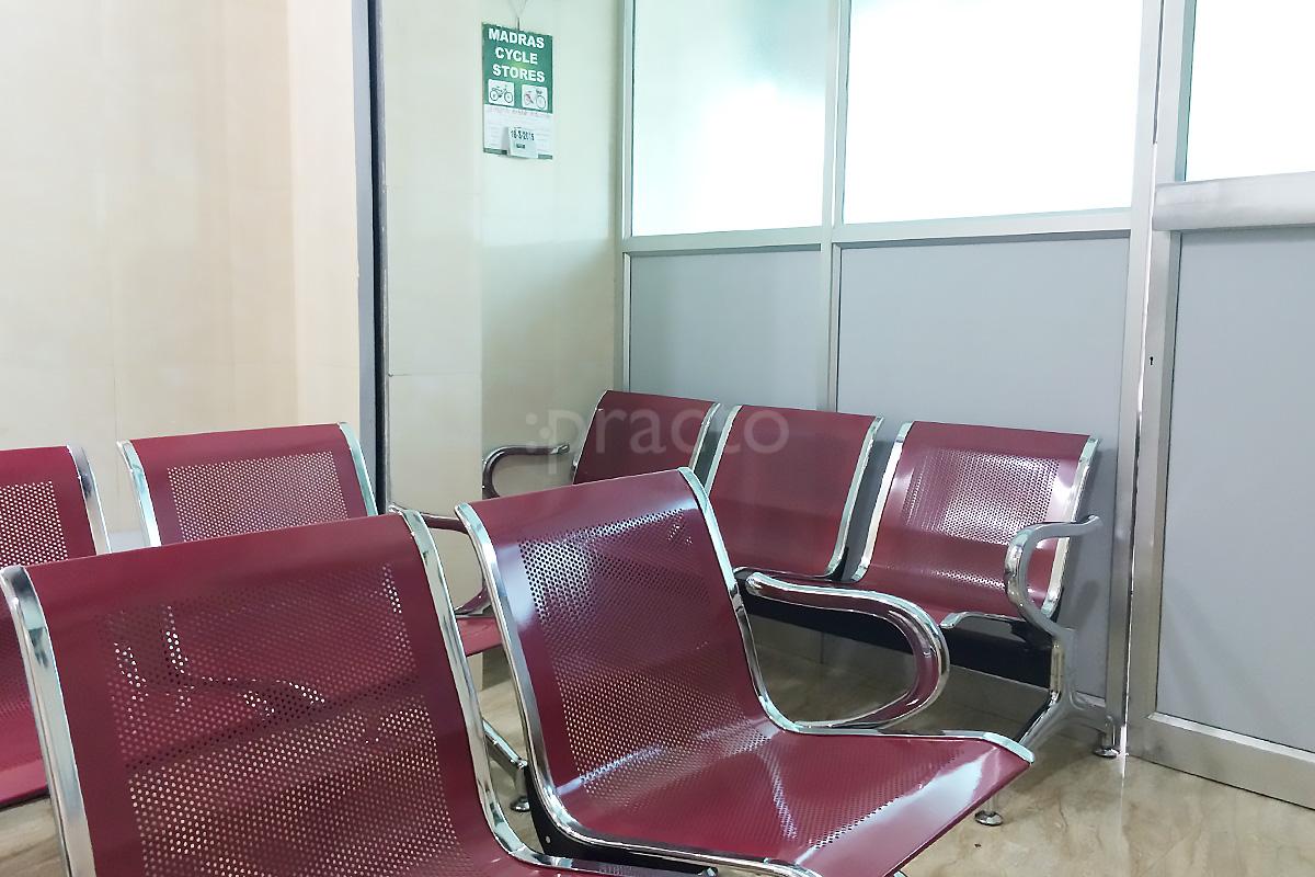 Waiting Area at Dr. K. Ramesh Babu Clinic Kodambakkam Chennai
