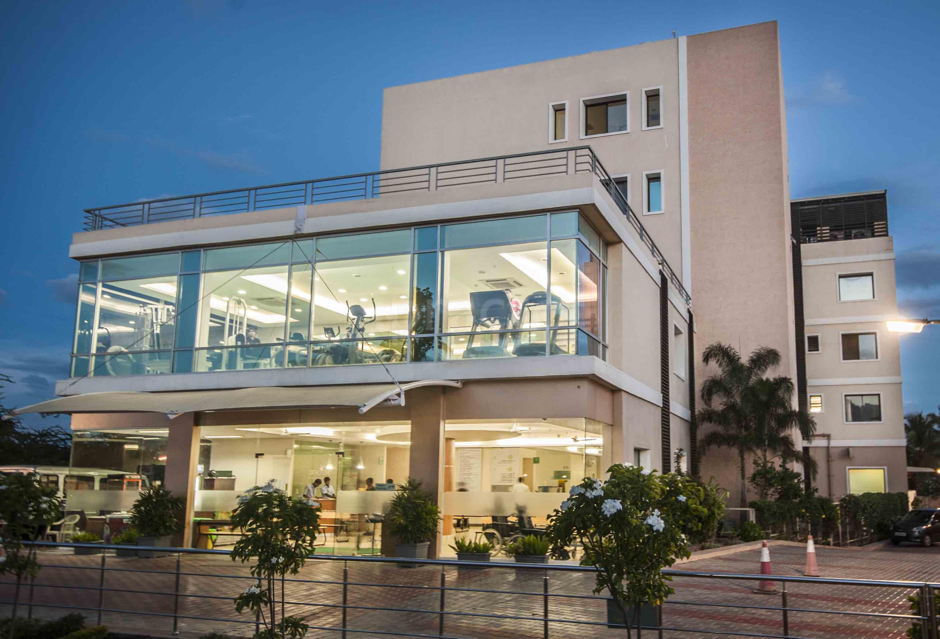 Entrance at Ortho One Hospital  Singanallur Coimbatore