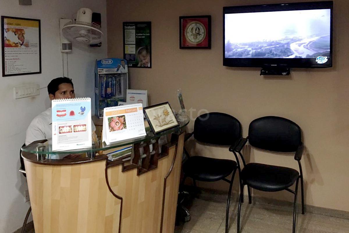 Waiting Area at Dr. Kalra's Dental & Orthodontic Clinic Lajpat Nagar Delhi