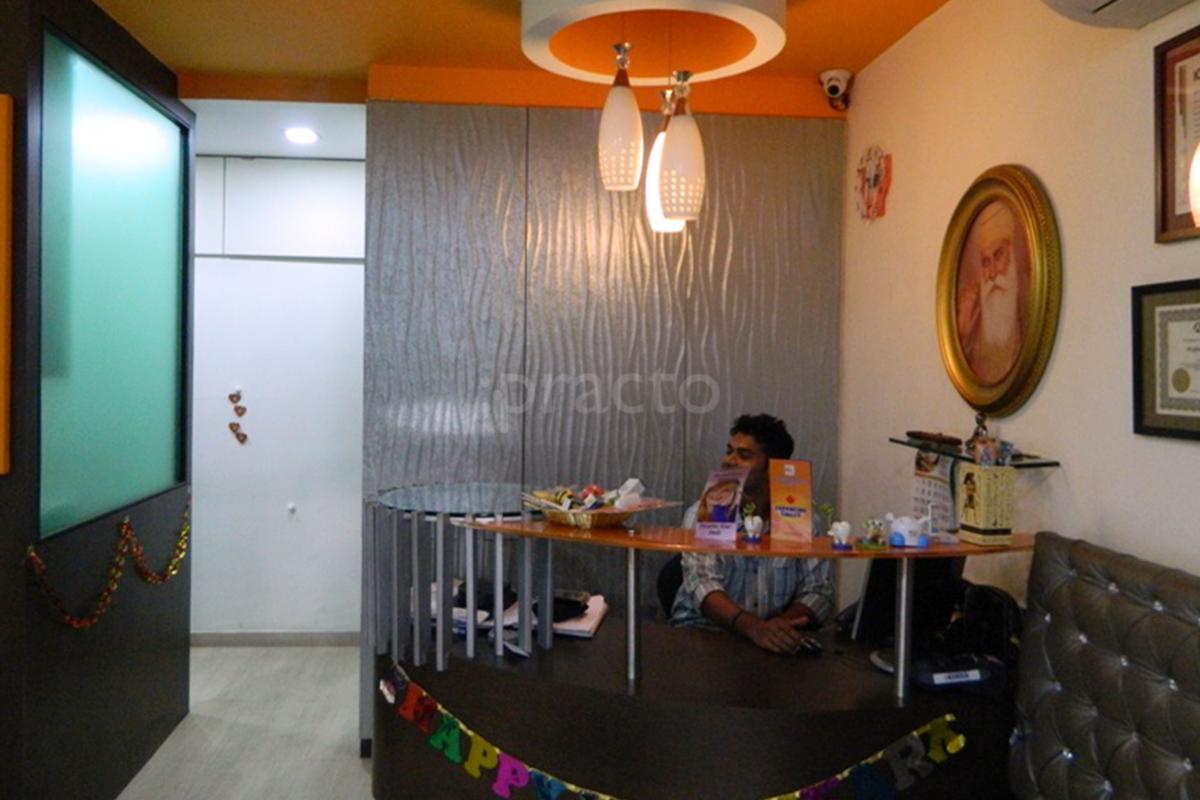 Reception at Dr Meghnaa's Dental Design Studio Bandra West Mumbai