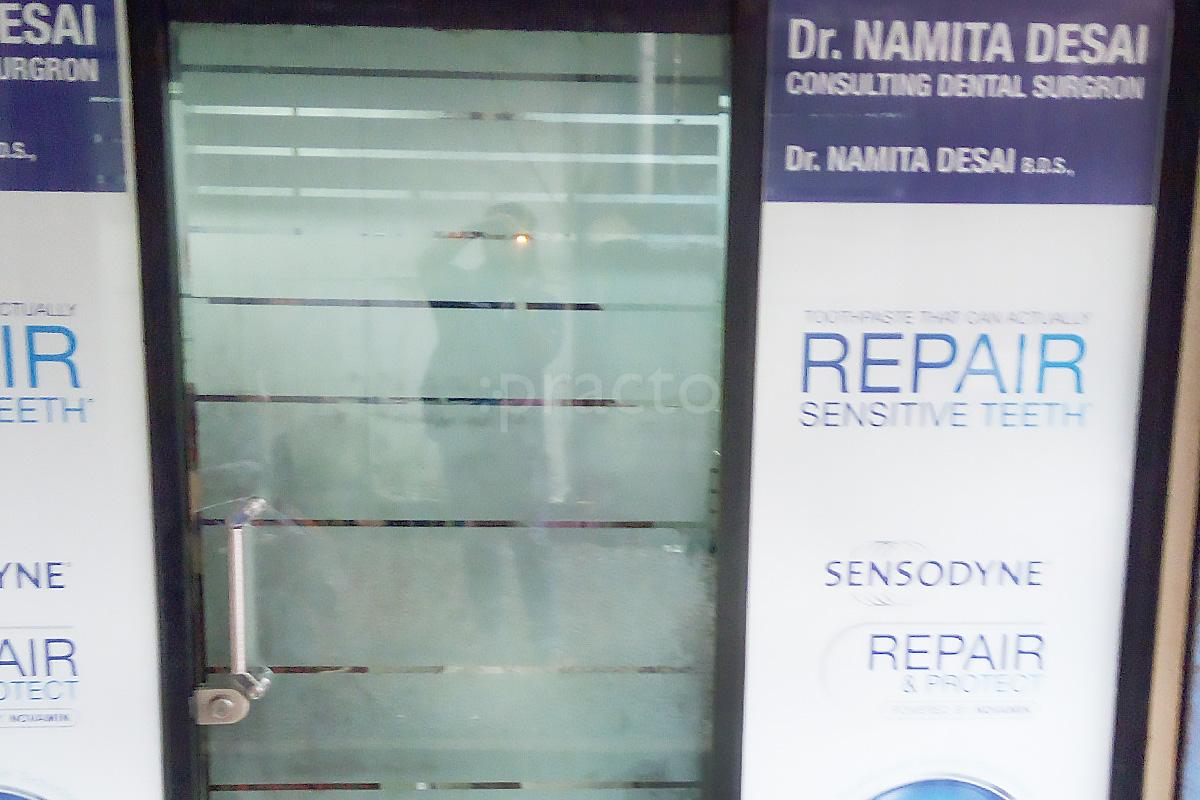Entrance at Dr. Namita Desai's Clinic Calangute North Goa
