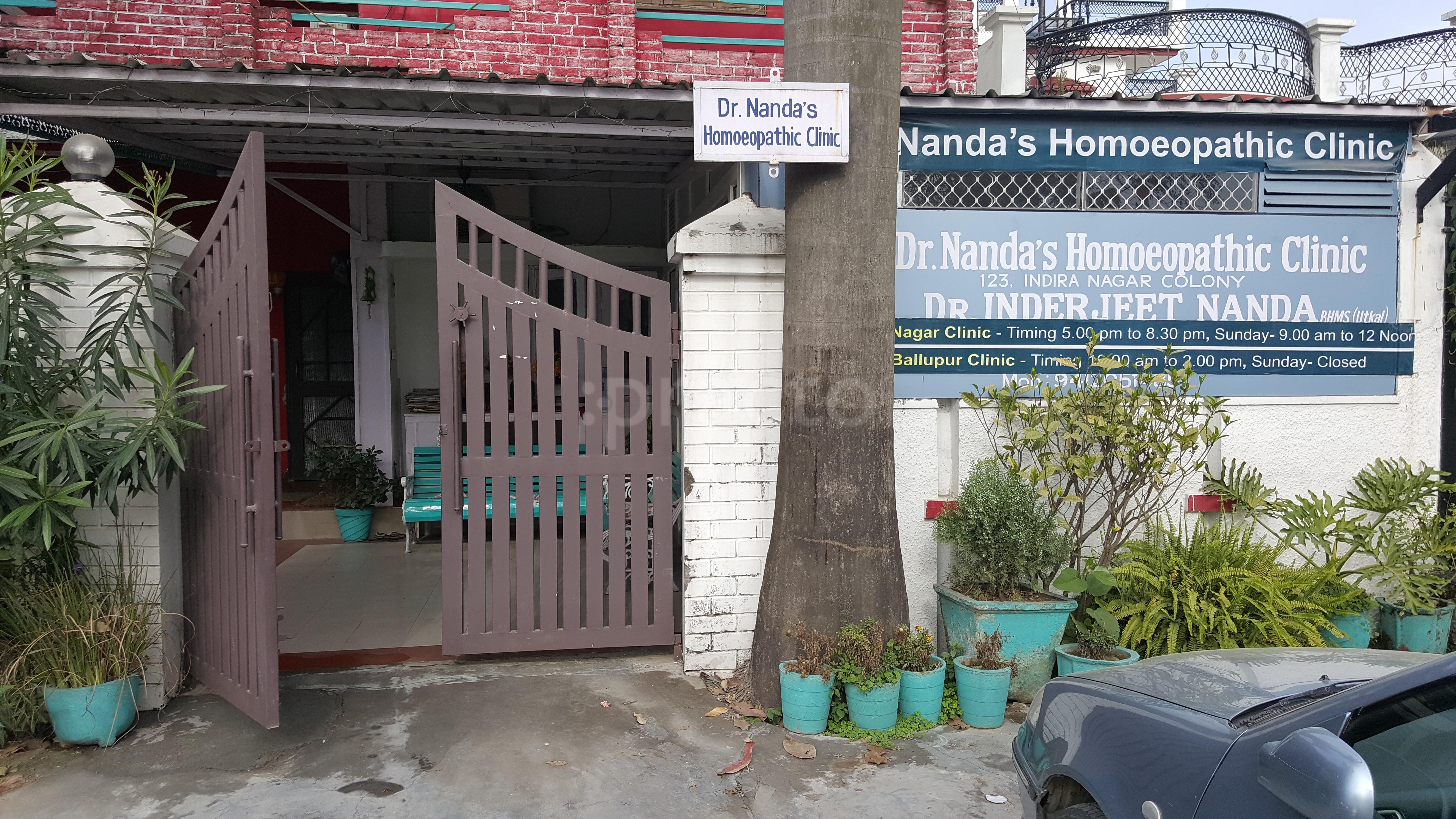 Entrance at Dr Nanda's Homeopathic Clinic Kanwali Dehradun