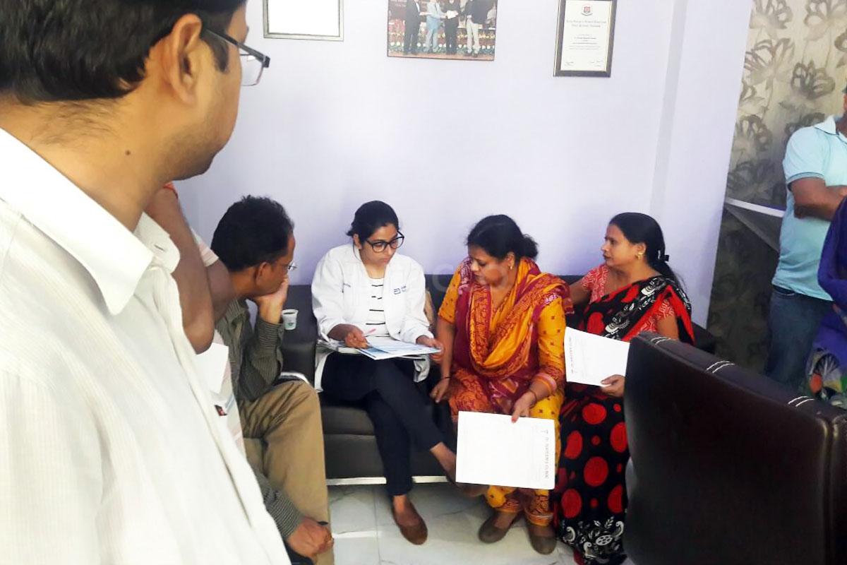 Waiting Area at Dr. Naveen's Clinic Vikas Nagar Lucknow