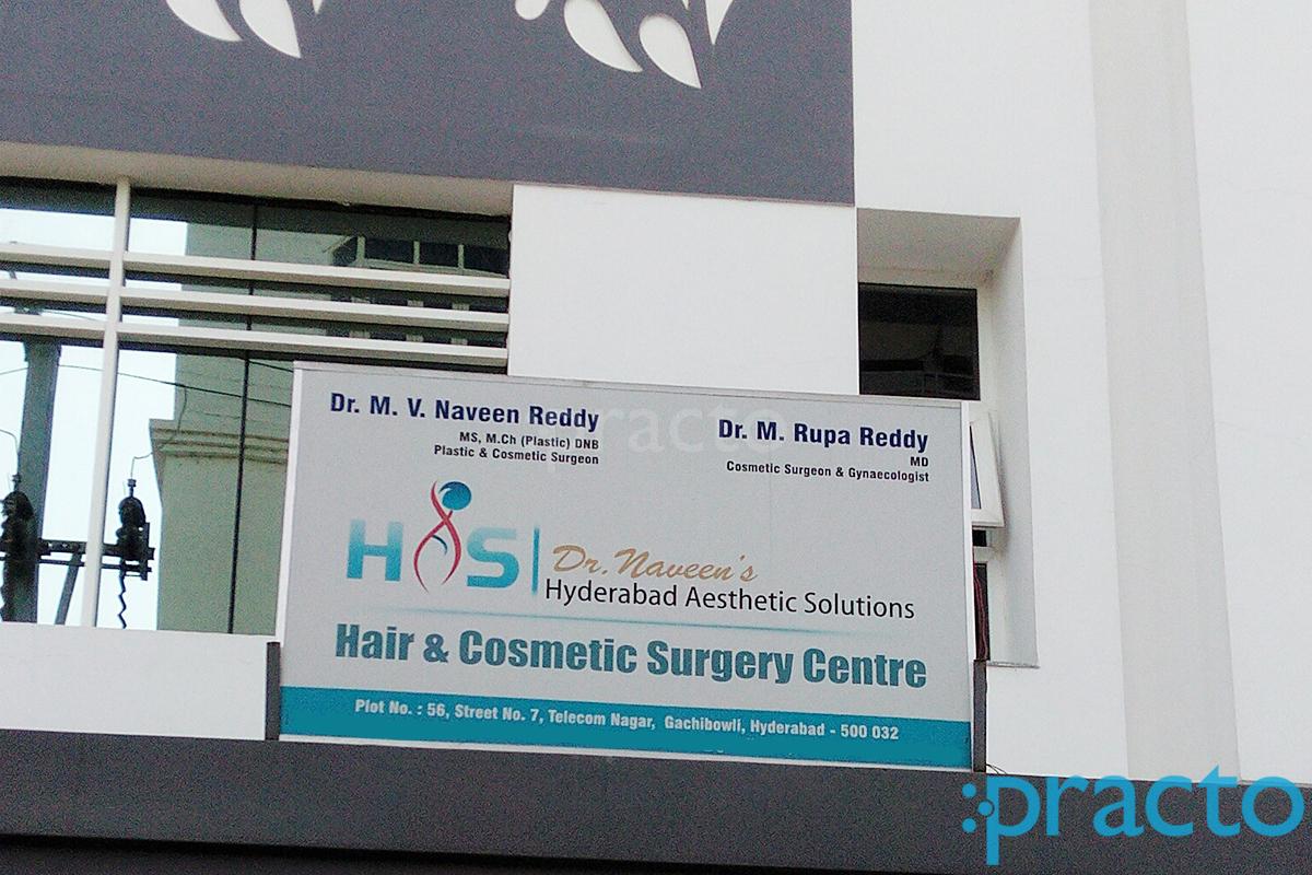 Entrance at Dr. Naveen's Hyderabad Aesthetic Solutions Gachibowli Hyderabad