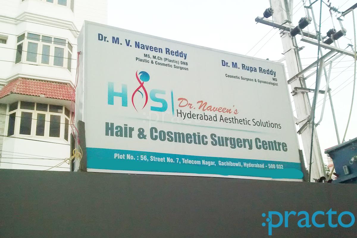 Entrance at Dr. Naveen's Hyderabad Aesthetic Solutions Gachibowli Hyderabad