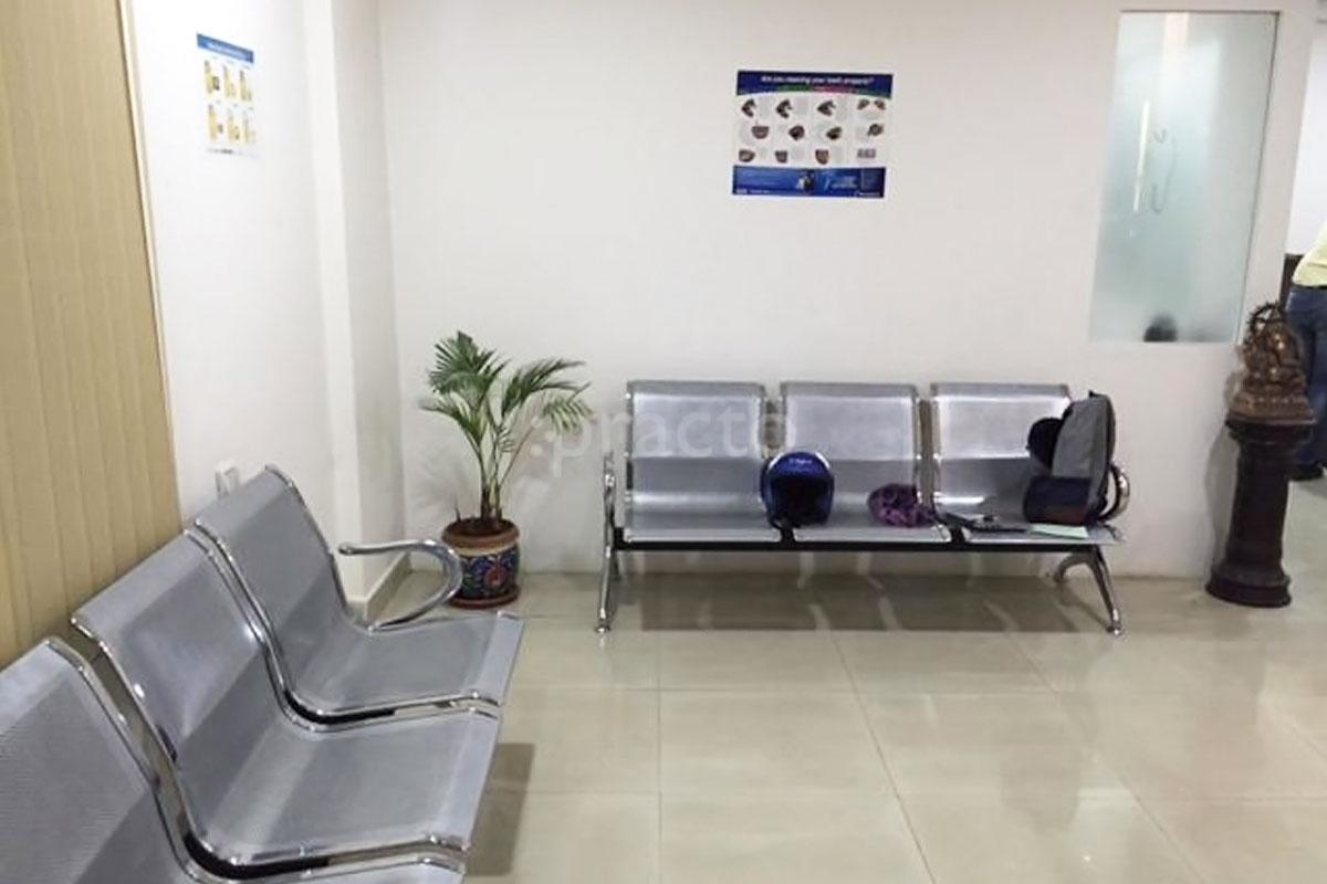 Waiting Area at Dr.Radhika Reddy Dental Clinic Sun city Hyderabad
