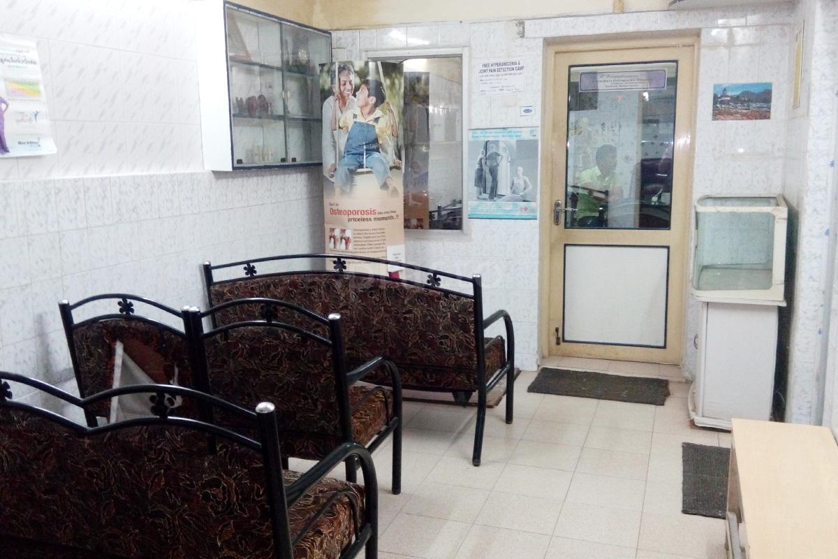 Waiting Area at Veera'z Ortho Clinic Anna Nagar Chennai