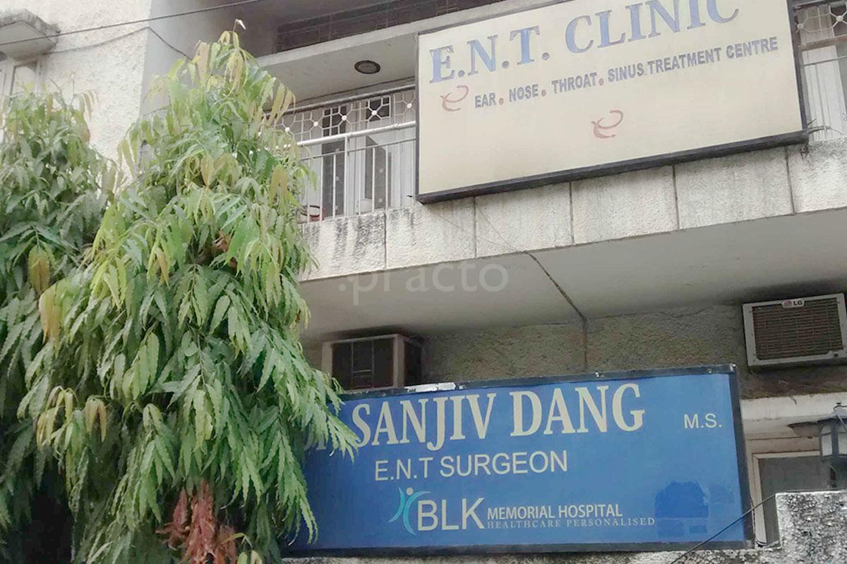 Entrance at Dr Sanjiv Dang's ENT Clinic Old Rajendra Nagar Delhi