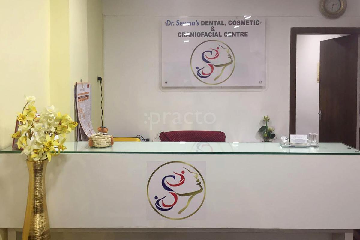 Reception at Dr. Seema's Dental, Cosmetic & Craniofacial Centre Kilpauk Chennai