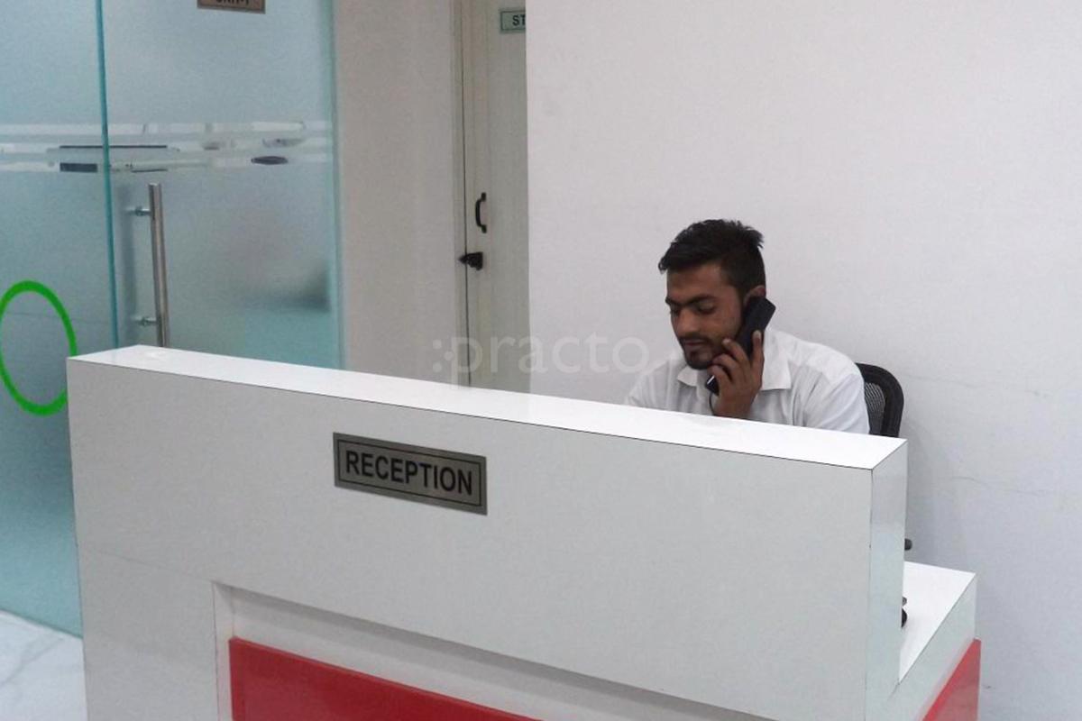 Reception at Dr. Simran's Dental and Implant Centre Indirapuram Ghaziabad