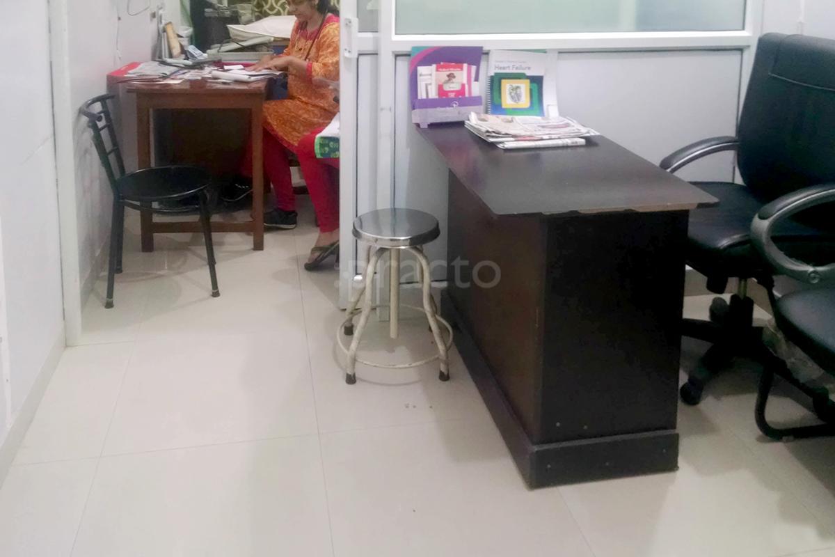 Reception at Dr Vandana's Clinic Dwarka Delhi