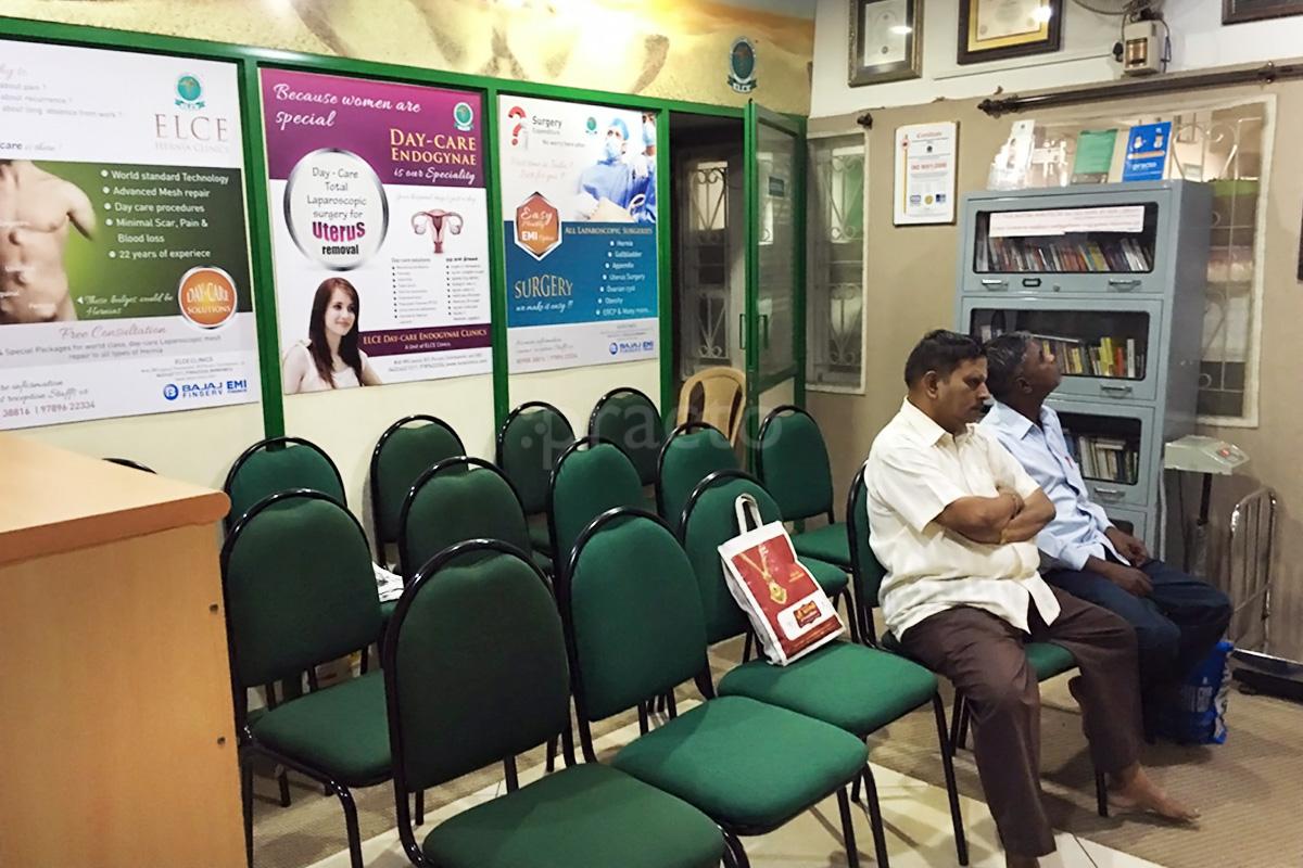 Waiting Area at Endoscopic & Laparoscopic Center Of Excellence Gandhipuram Coimbatore